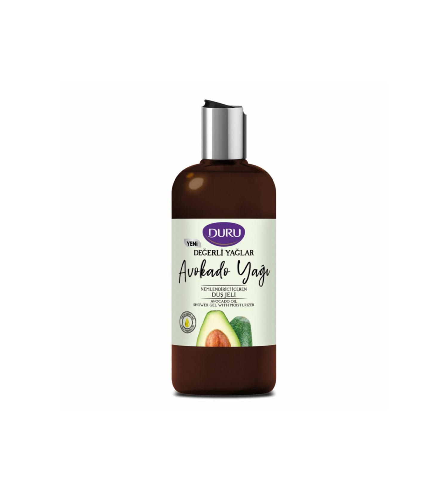 Duru Precious Oils Moisturizing Avocado Oil Shower Gel 500 ml - Buy Online on GoSupps.com