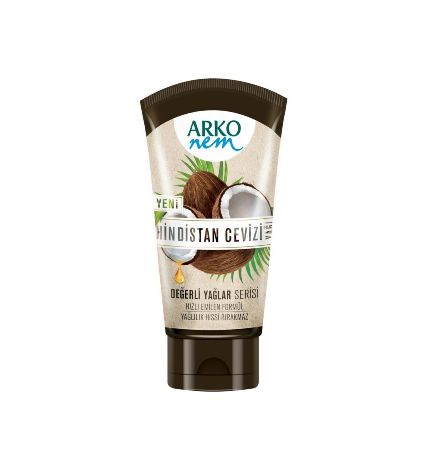 Arko Precious Oils Coconut Moisture Cream 60 ml - Buy Online on GoSupps.com