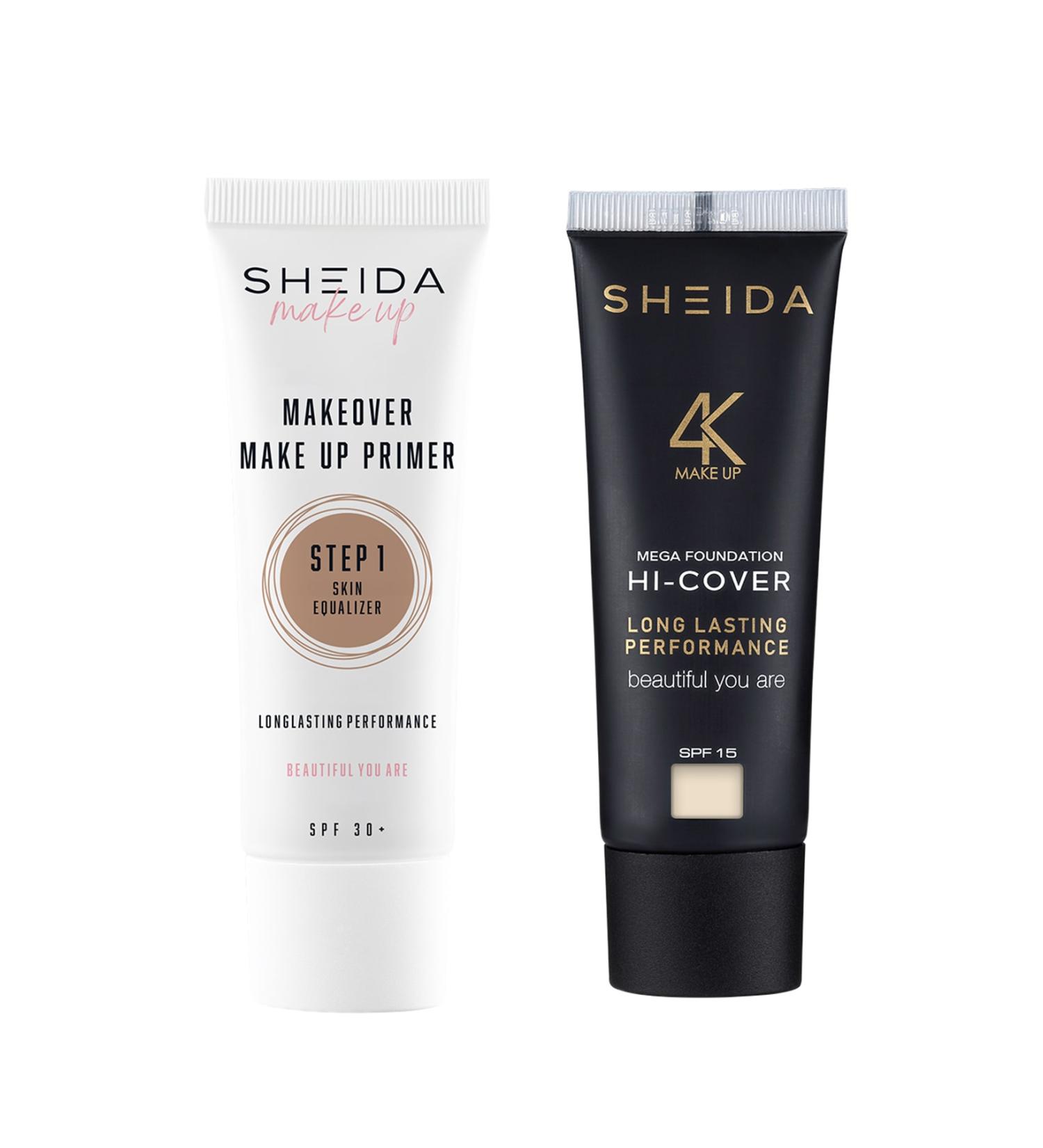 Sheida Make Up Primer Spf 30 Cream Foundation No: 50 (Set of 2)