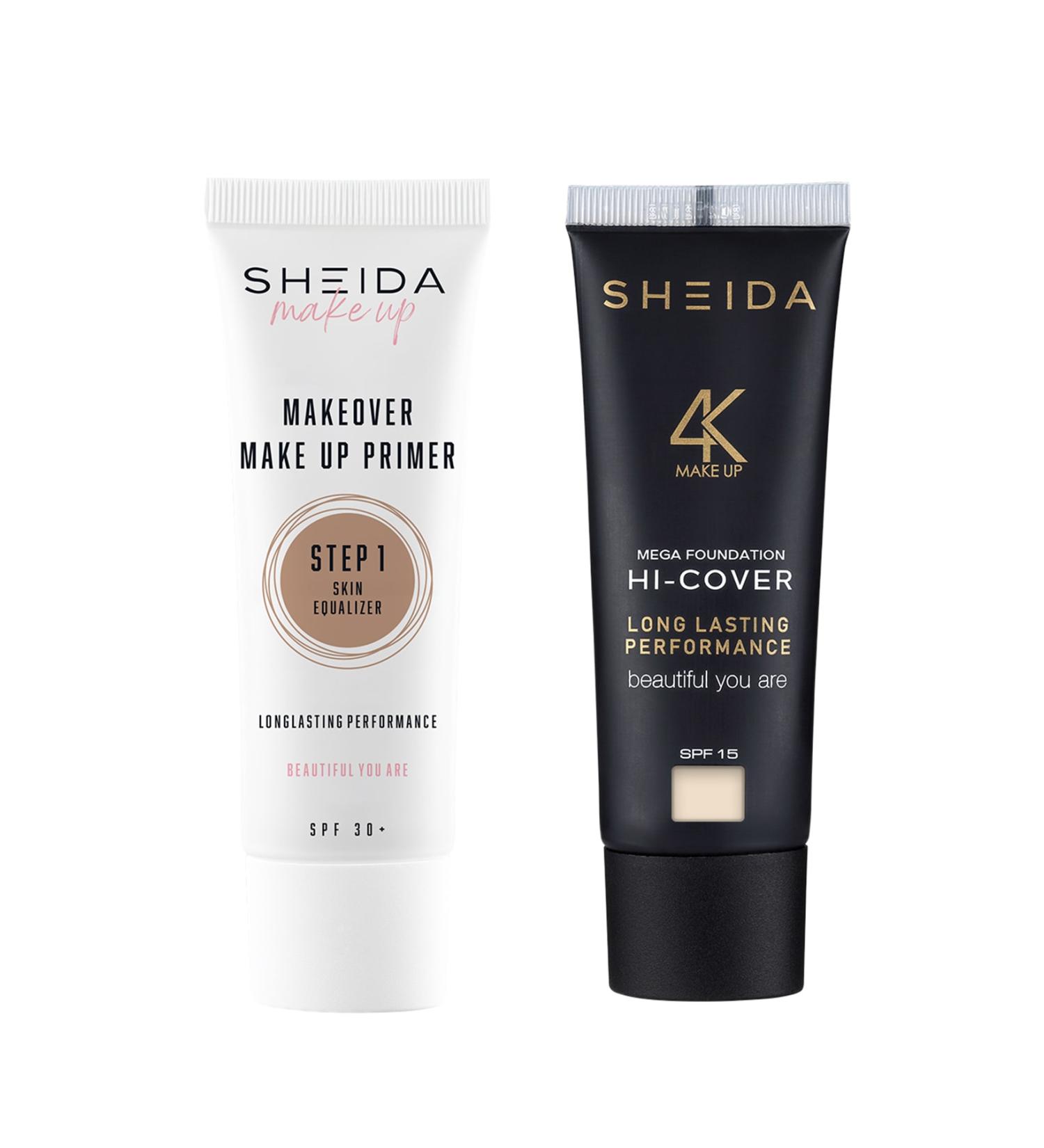 Sheida Make Up Primer Spf 30 Cream Foundation No:20 (Set of 2)
