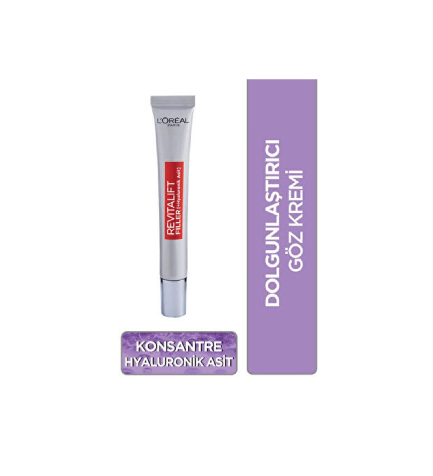 L'Oreal Paris Revitalift Filler Intensive Plumping Anti-Aging Eye Cream 15ml - Buy Online on GoSupps.com