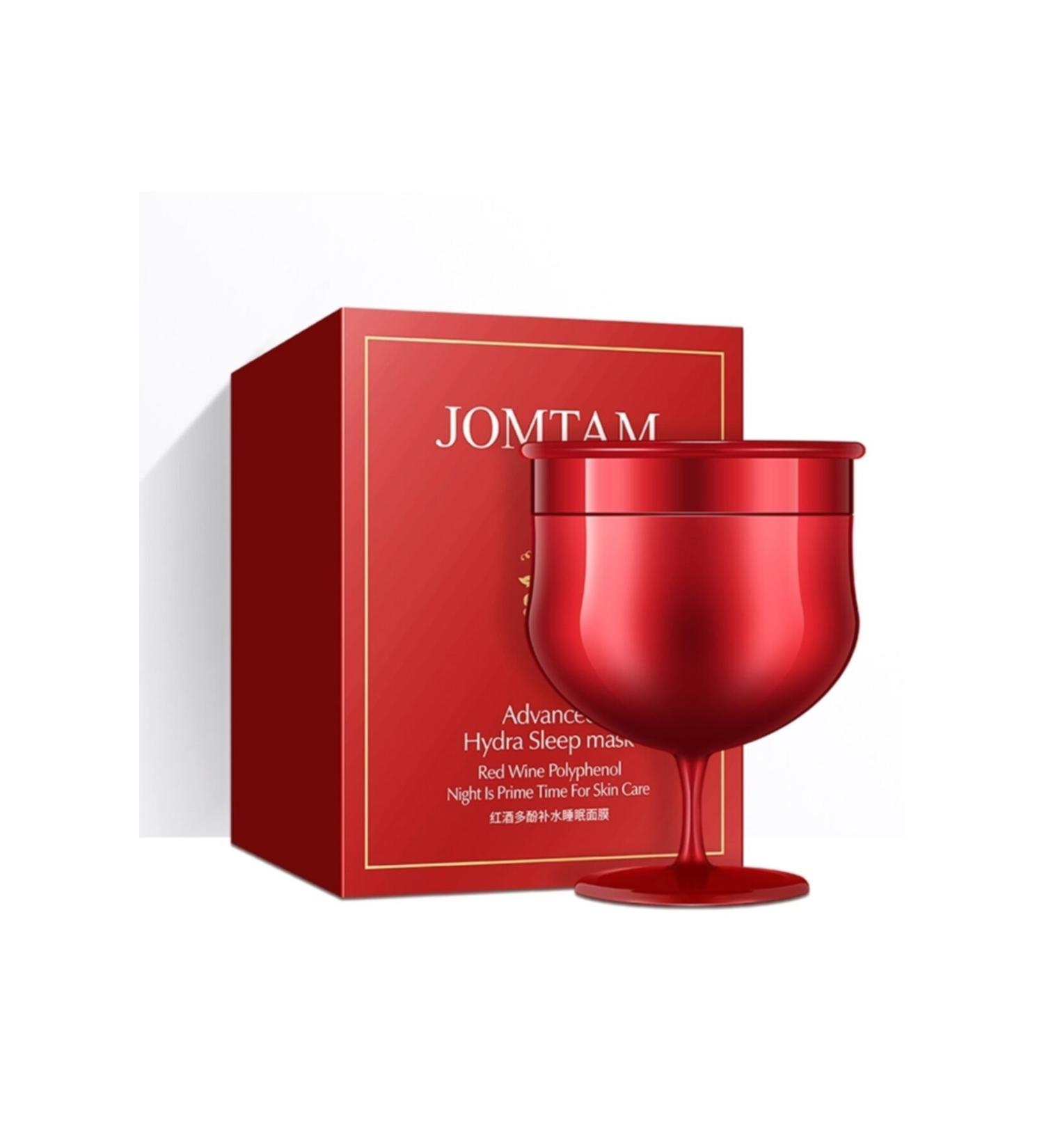 Jomtam Red Wine Polyphenol Moisturizing Night Cream Sleeping Mask 150g 6941349316169 - Buy Online on GoSupps.com