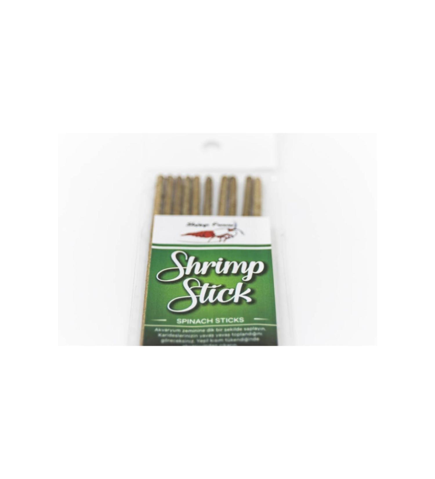 ShrimpsForever Shrimps Forever Spinach Shrimps Stick Pack of 10