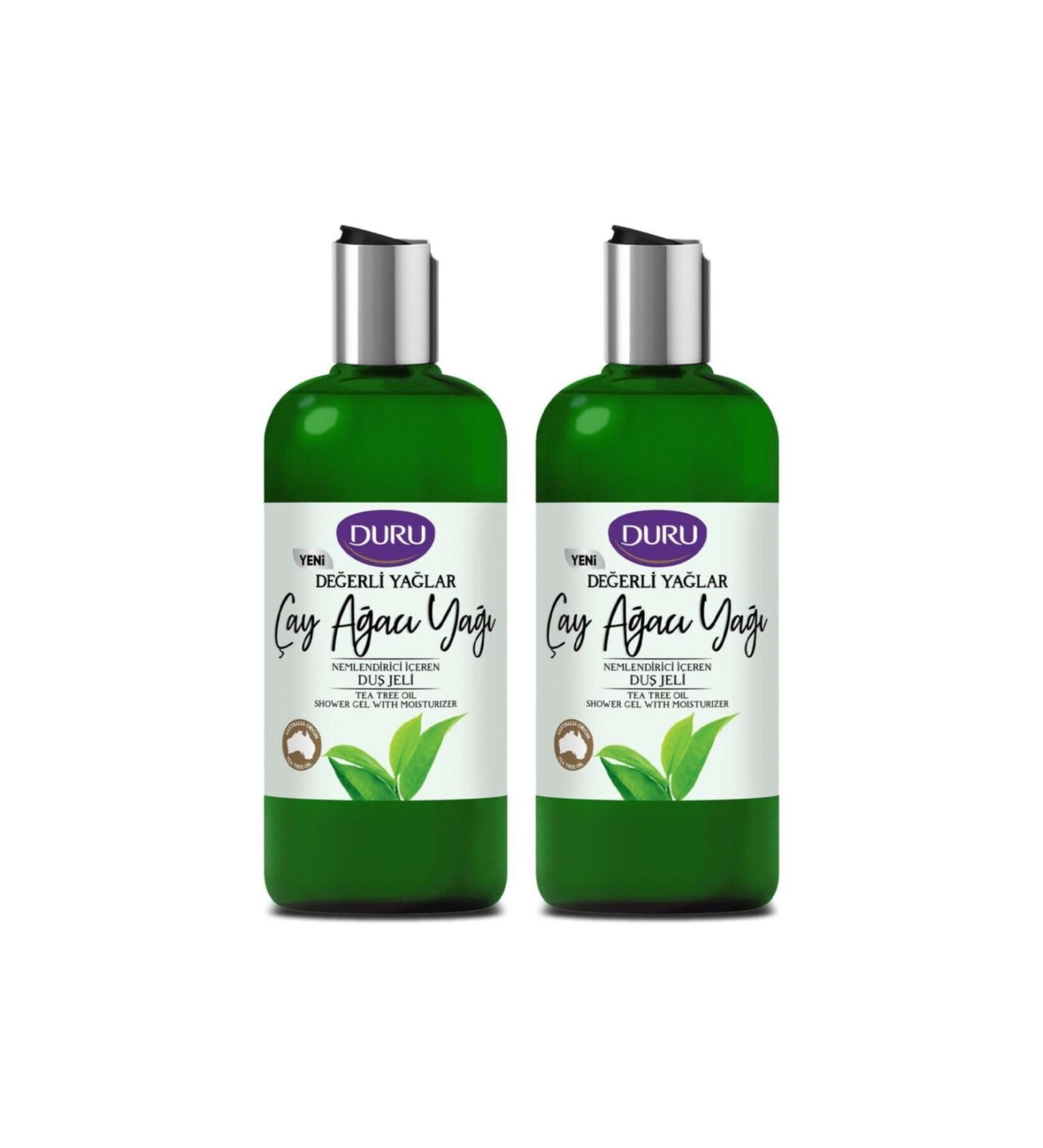 Duru Precious Oils Moisturizing Tea Tree Oil Shower Gel 3x500ml - Buy Online on GoSupps.com