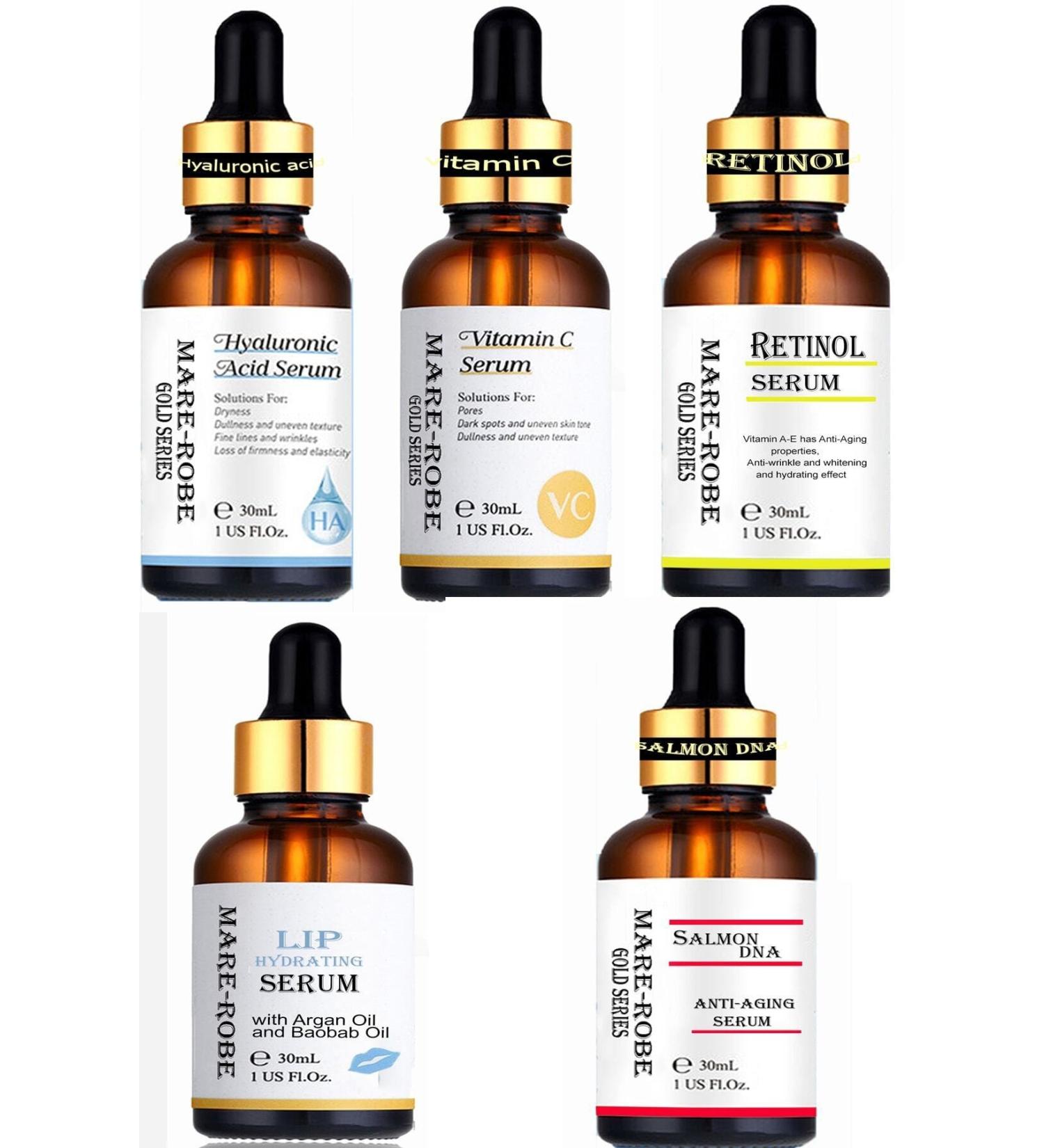 Mare-Robe Hyaluronic Acid And Retinol And Vitamin C And Salmon DNA Lip Serum - Buy Online on GoSupps.com