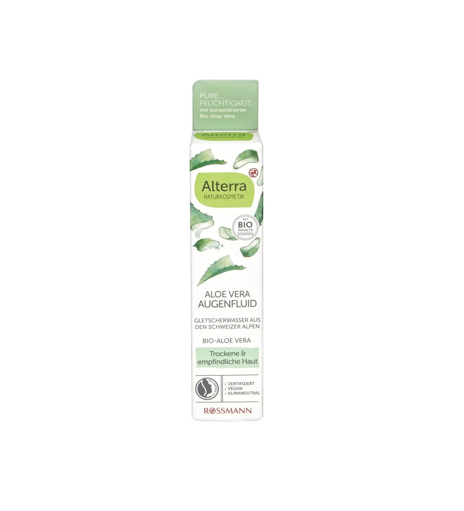 Alterra Eye Contour Gel Organic Aloe Vera & Glacier Water 15 Ml