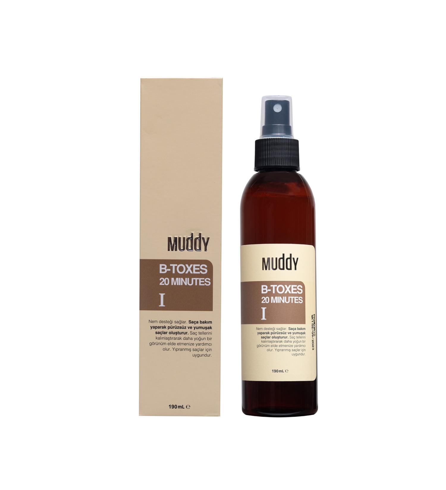 Muddy Nourishing and Repairing B-toxes 20 Minutes 1 Botox Liquid 190 ml