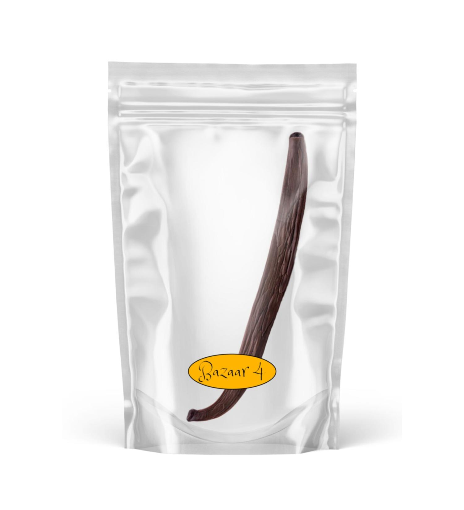 BAZAAR 4 Vanilla Sticks 1 Piece New Crop Vanilla Stick