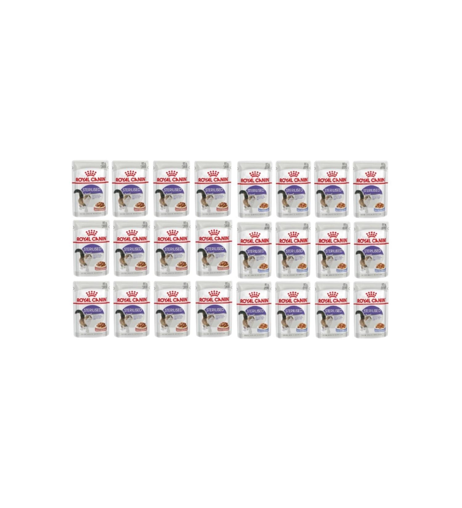 Royal Canin Sterilized Gravy Sauce and Jelly 85 gr 12+12 (24 Pieces)