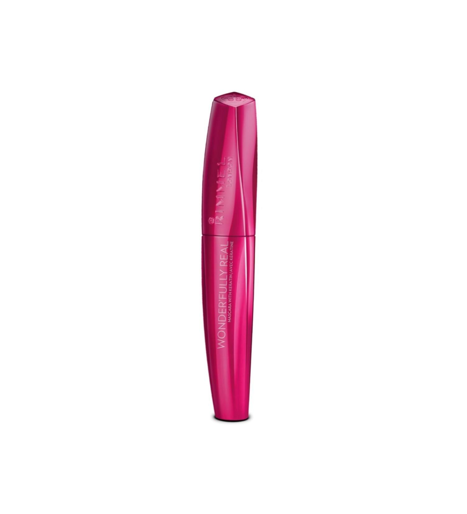 Rimmel London Wonder'fully Real Mascara With Keratin 001 Black