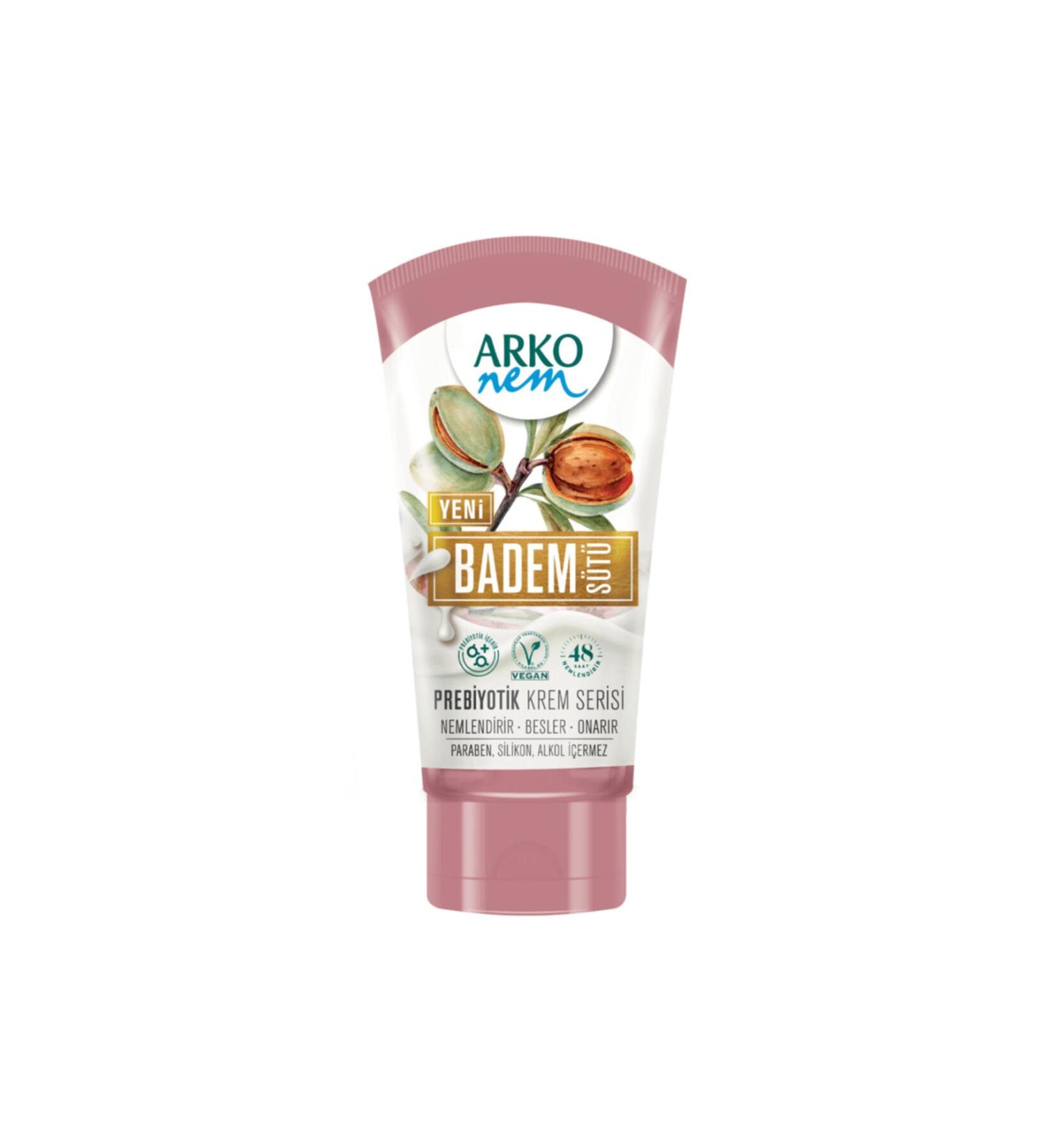 Arko Nem Prebiotic Hand and Body Cream Almond Milk 60 ml