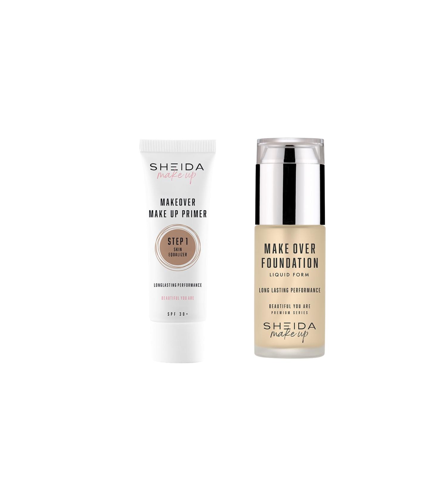 Sheida She da Make Up Primer + Liquid Foundation 40 Double Set