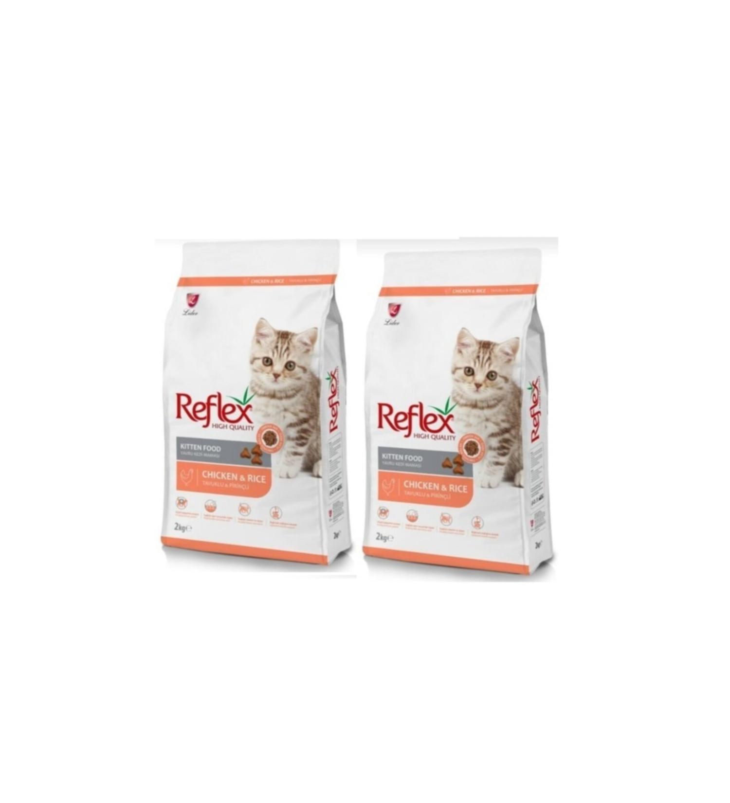 Reflex Kitten Chicken Kitten Cat Food 2 kg 2 Pieces