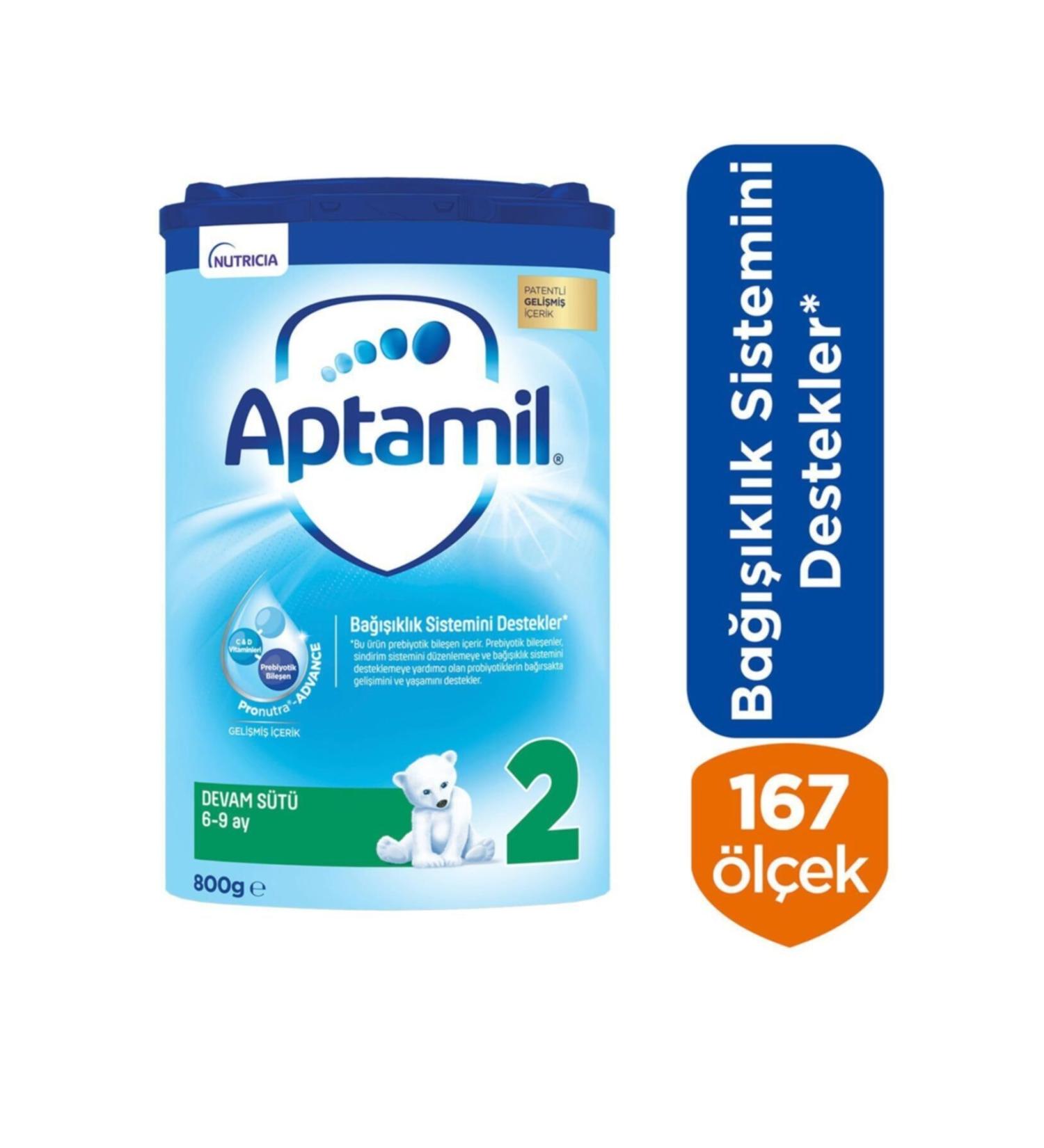 Aptamil 2 Follow-On Milk 800 G 6-9 Months Smart Box - Buy Online on GoSupps.com