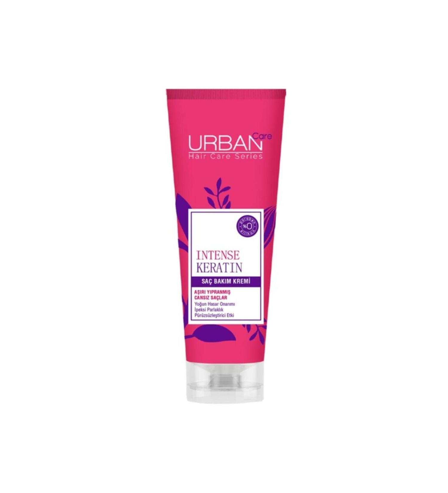 Urban Care Intense Keratin Damage Repair and Shine Hair Care Cream 250 ml