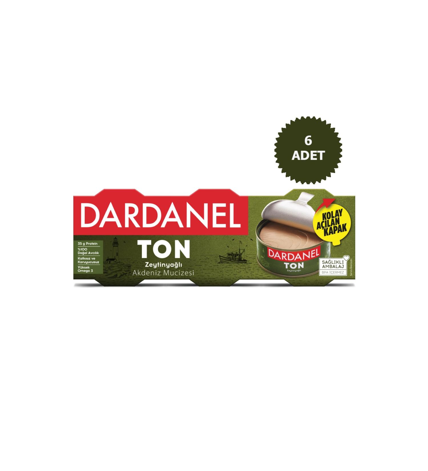 Dardanel Tuna in Olive Oil 3x75g 6 Pieces