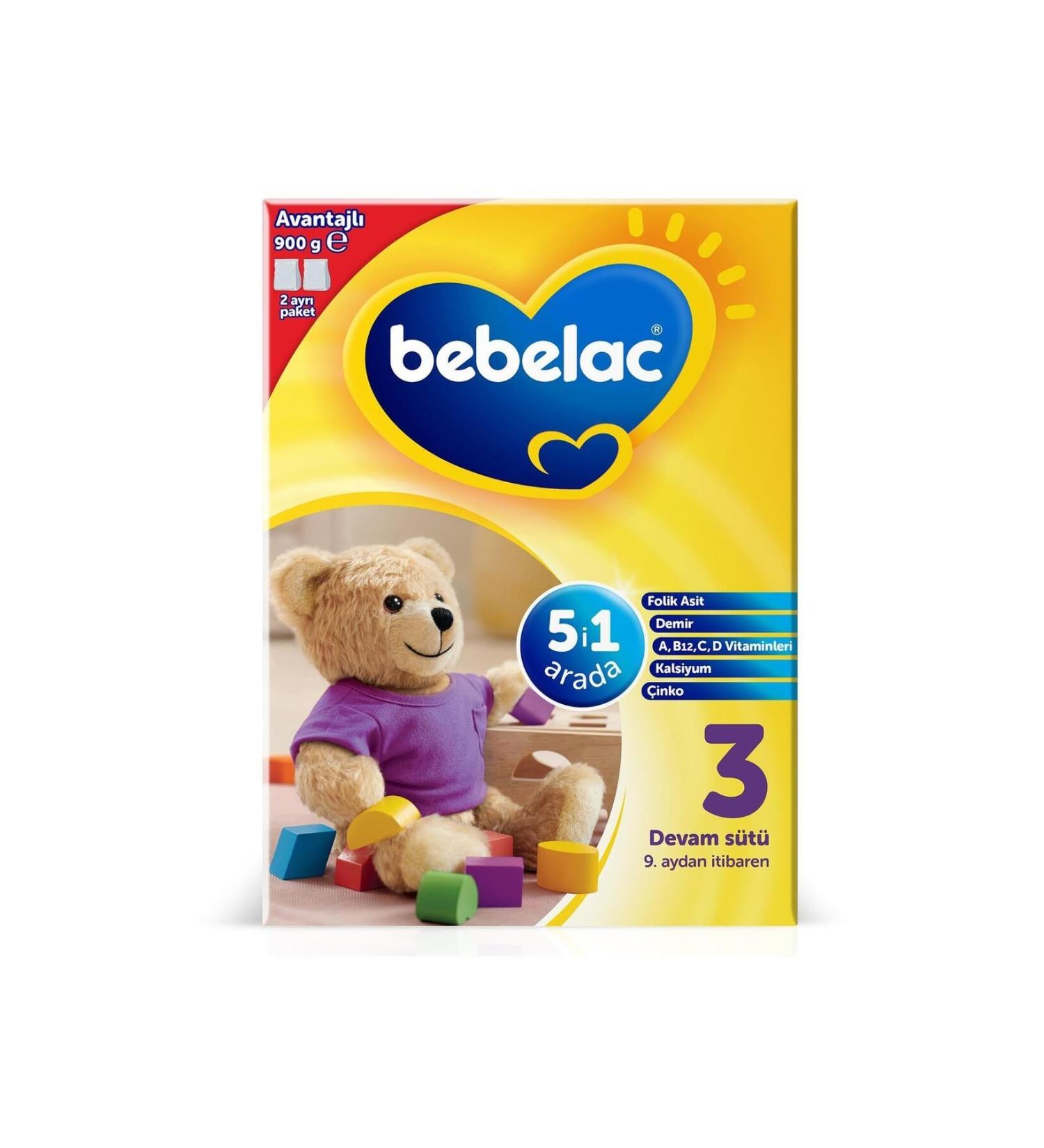 Bebelac 3 Follow-On Milk 900 Gr