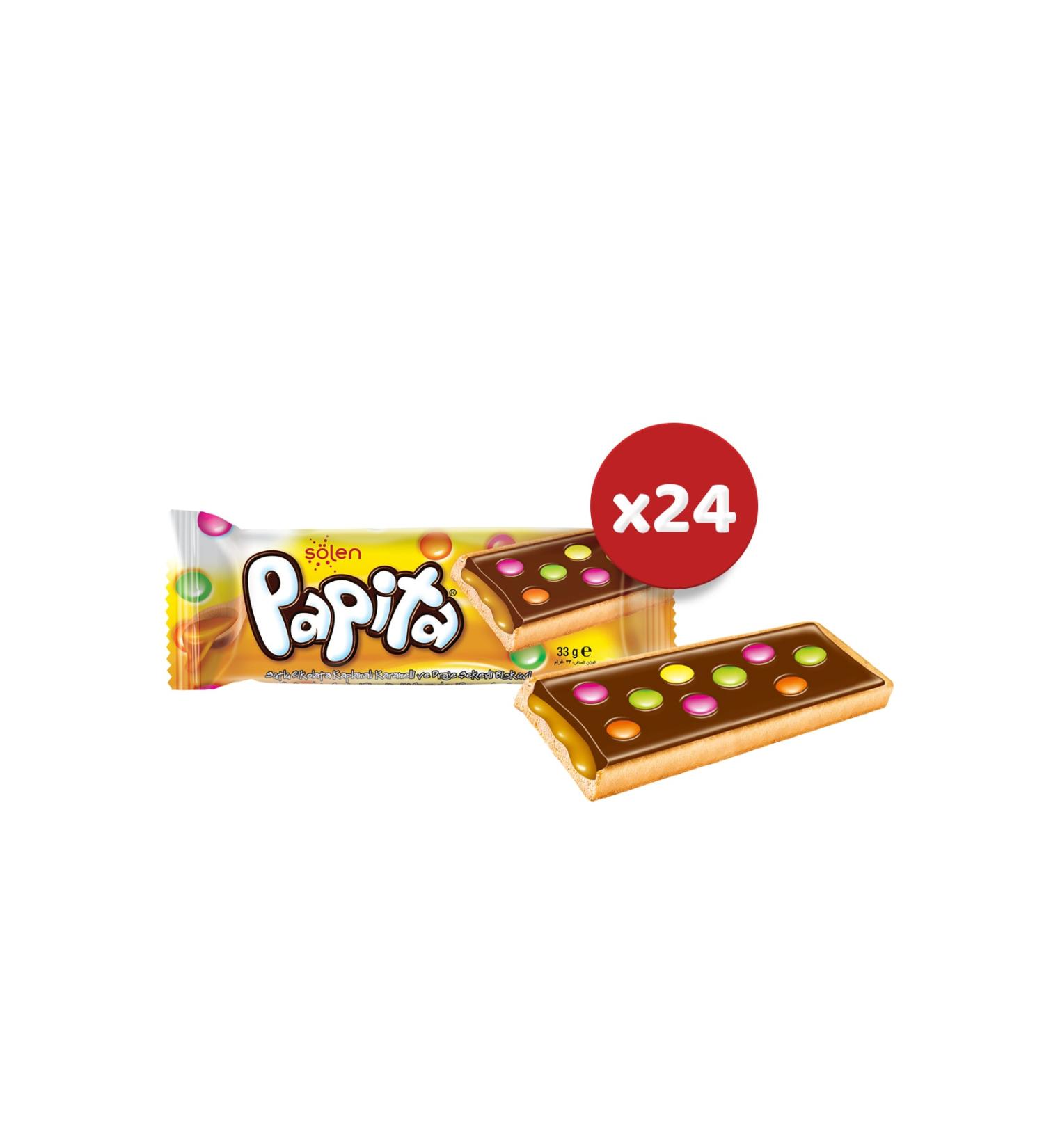 Papita Caramel 33 gr X 24 Pieces