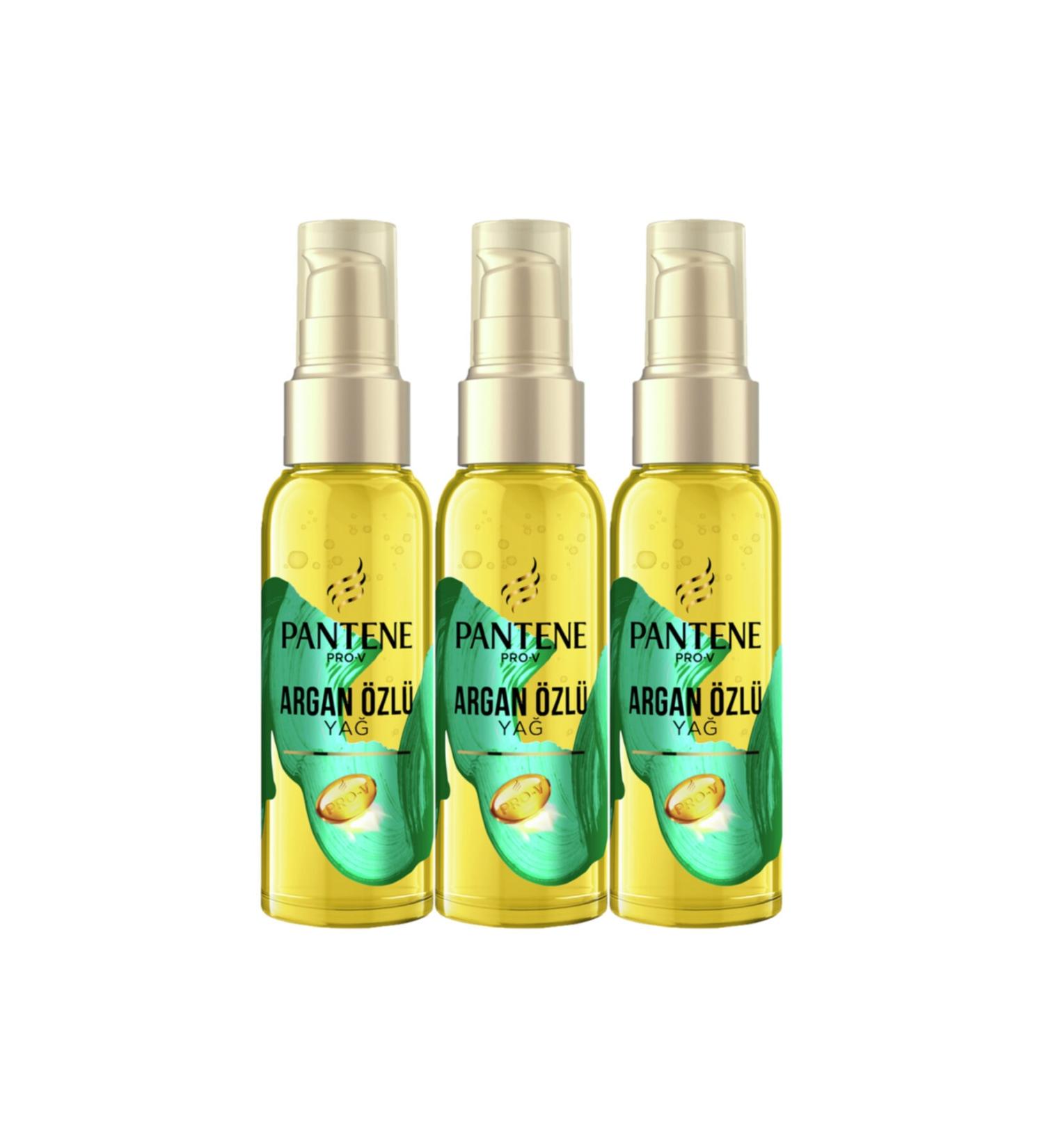 Pantene Natural Synthesis Hair Care Serum Argan Oil Elixir 100 Ml X 3 Pieces - Buy Online on GoSupps.com