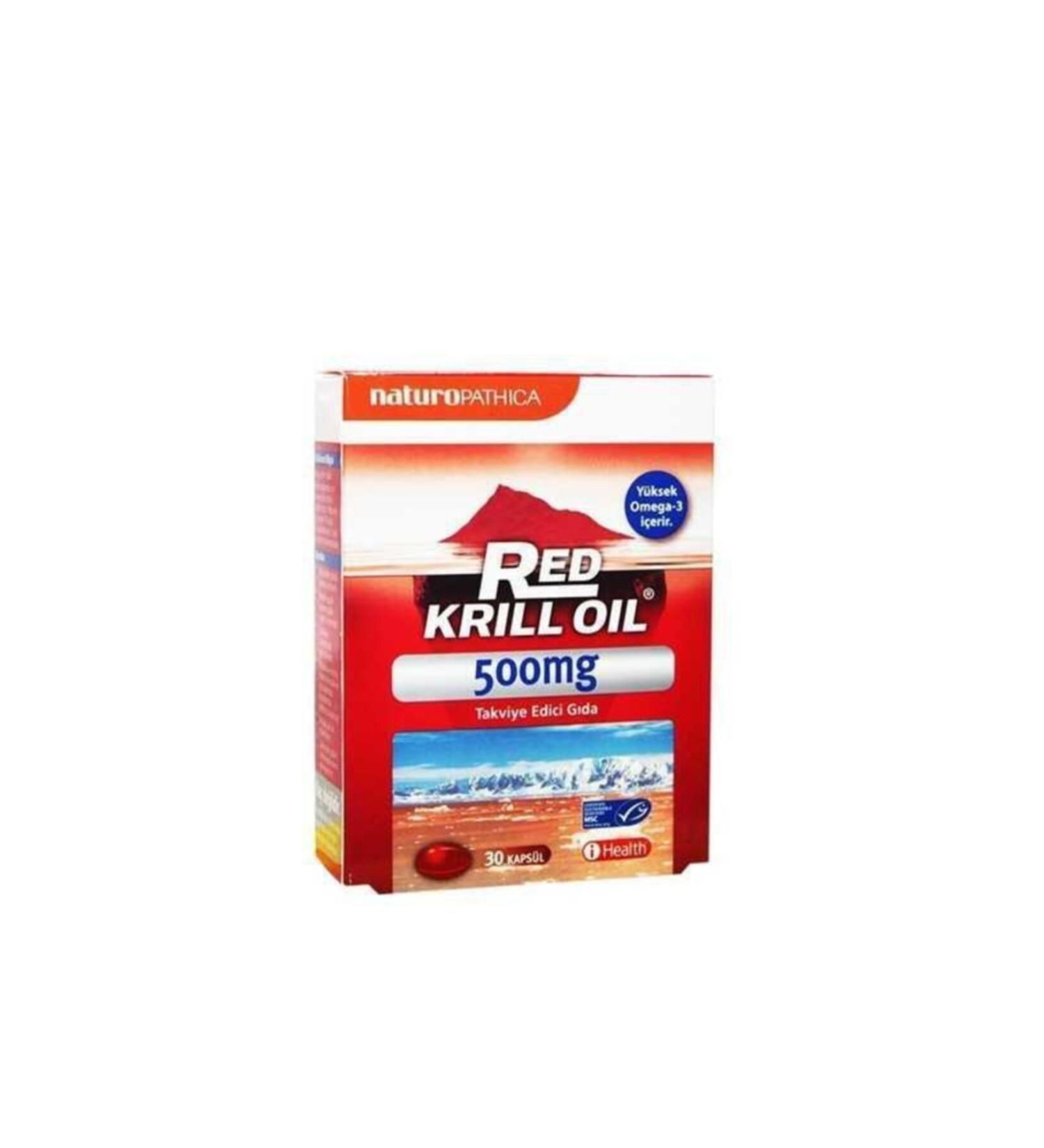 Naturopathica Red Krill Oil 500 mg 30 Capsules