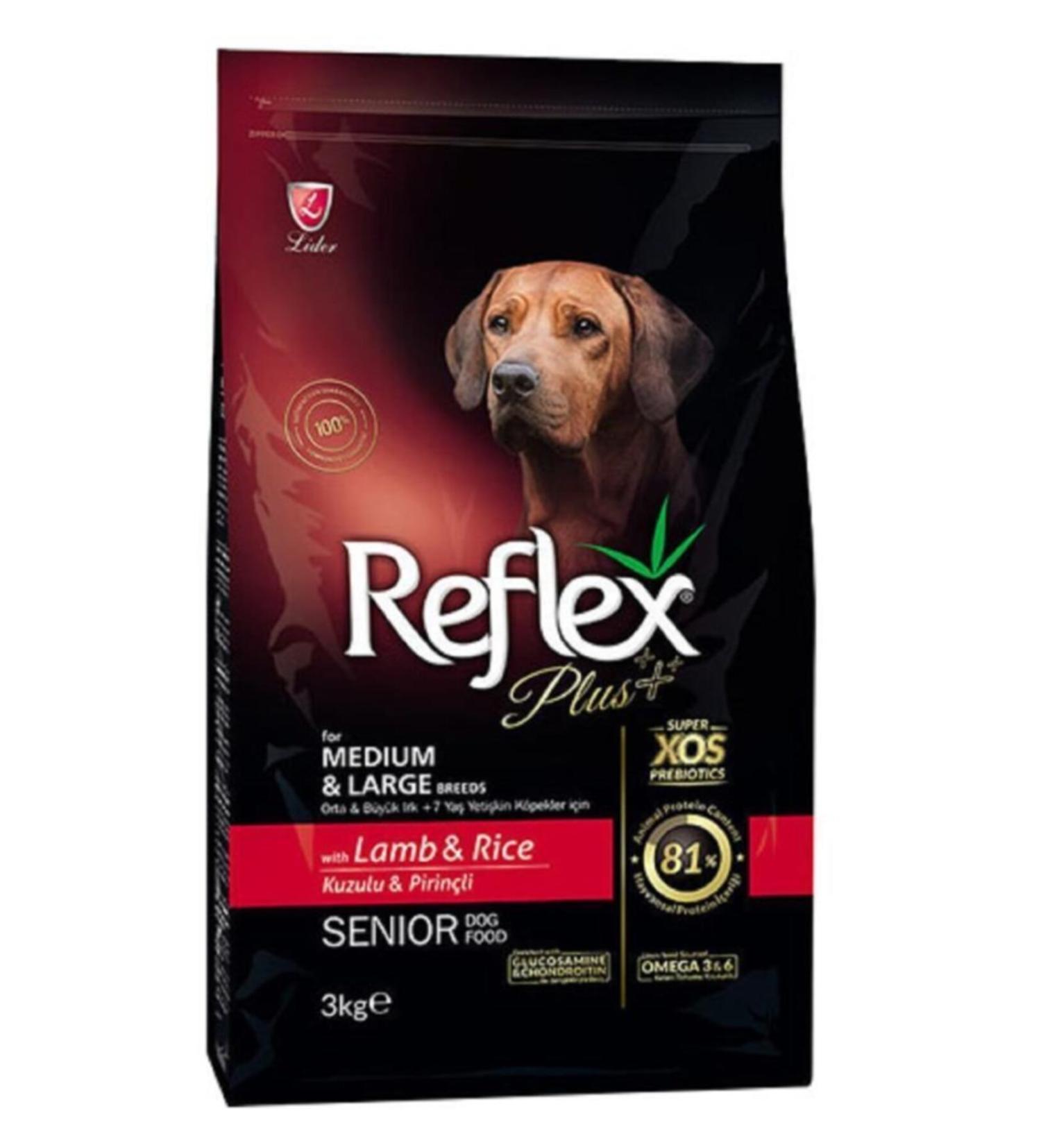 Reflex Plus Lamb Senior Old Dog Food 3 Kg