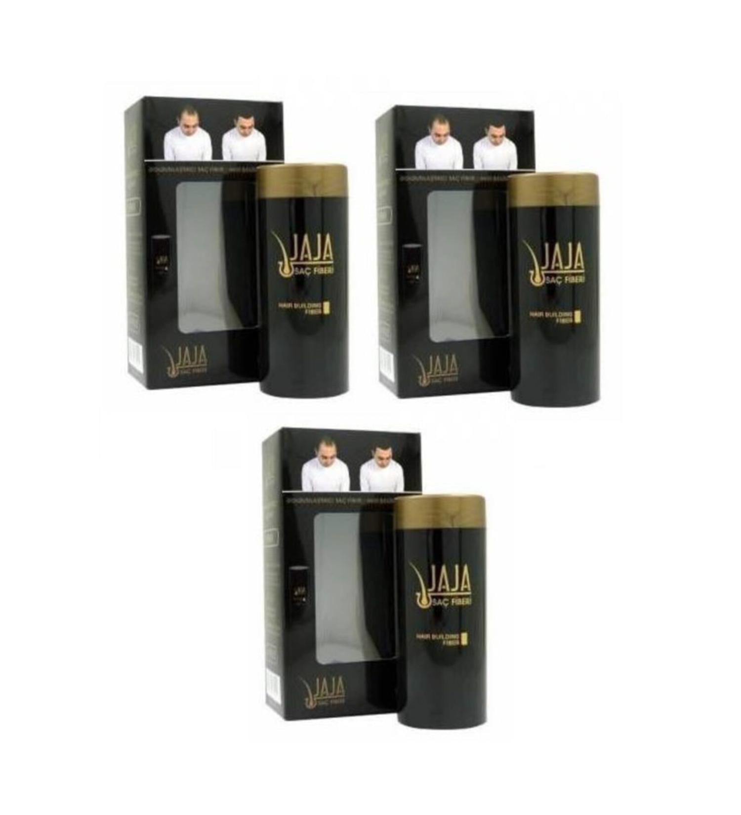 Jaja Hair Fiber Powder Keratin Black 50 gr X 3 Pcs - Buy Online on GoSupps.com