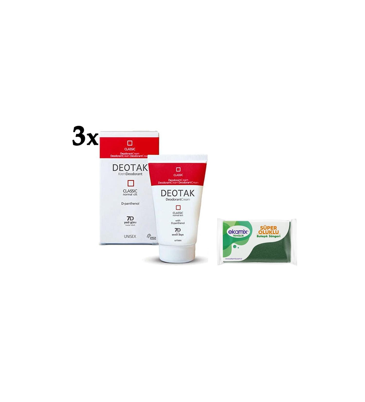 Deotak Cream Classic 35 ml 3 Pieces