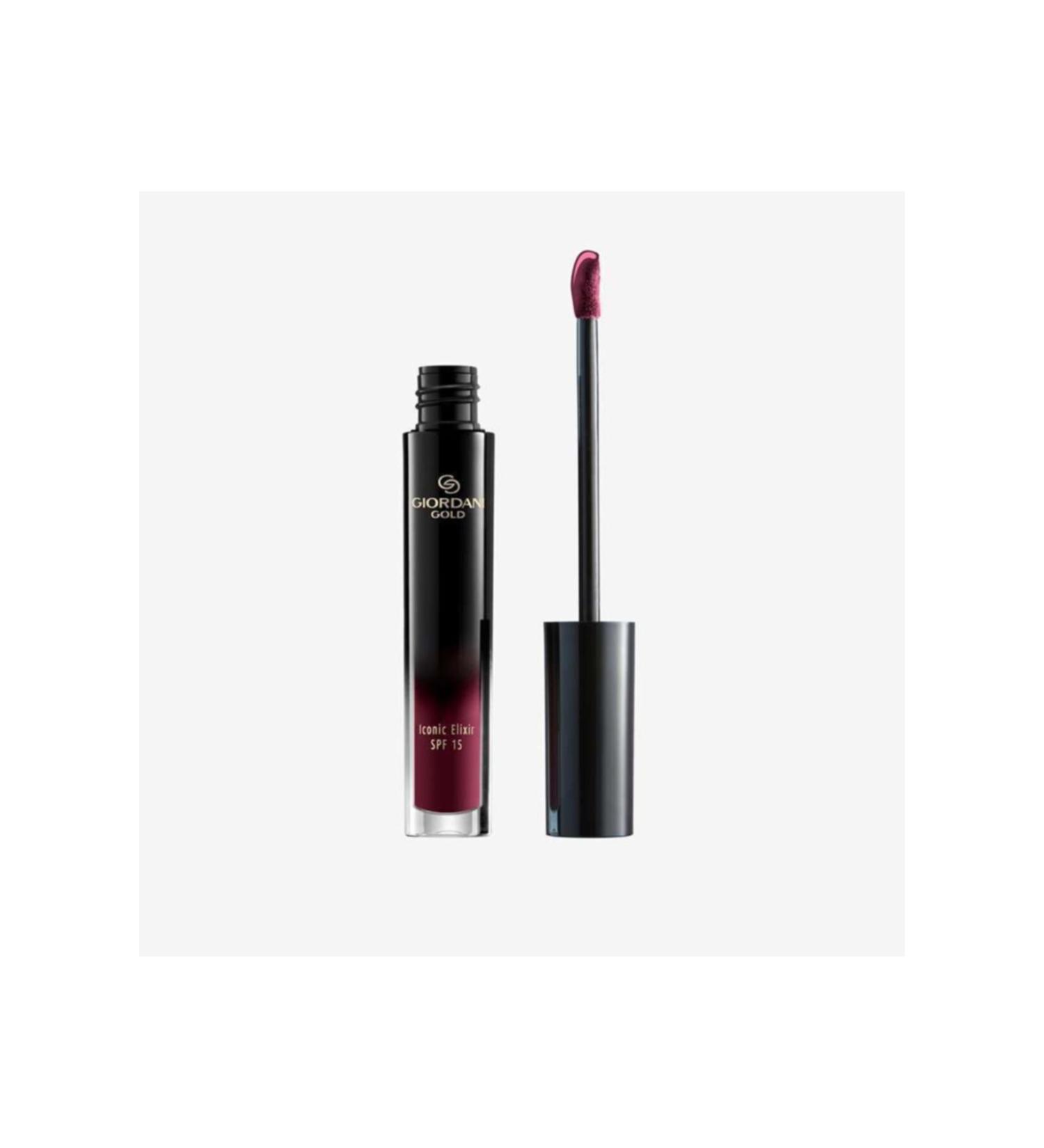 Oriflame Giordani Gold Iconic Elixir Liquid Lipstick Spf 15 - Elegant Burgundy