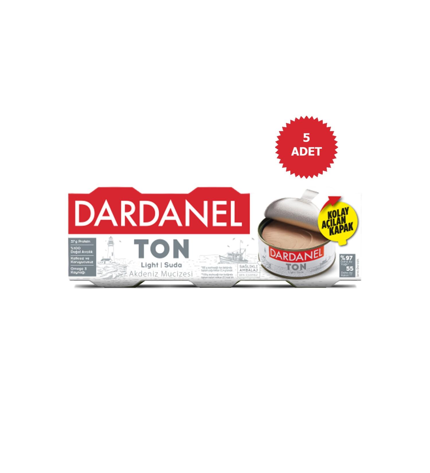 Dardanel Light Tuna 3x75g 5 Pieces