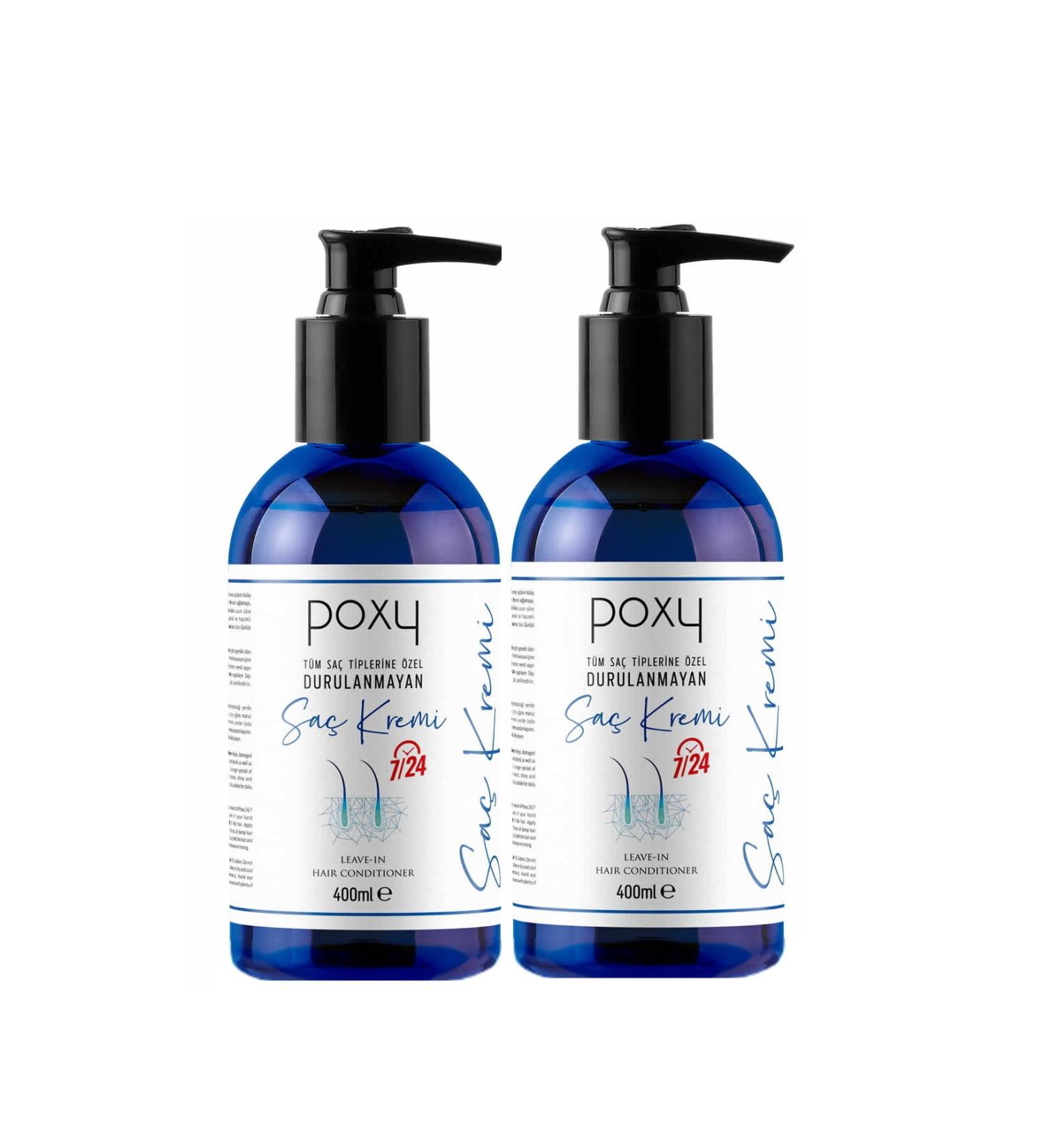 Poxy Leave-in Conditioner for All Hair Types 400 Ml X 2 Pieces