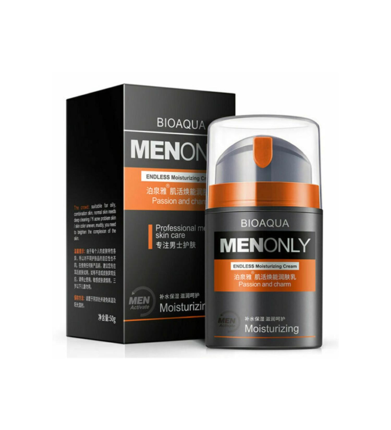 BIOAQUA Men Only Moisturizing Anti-Age Face Cream Lotion 50 gr