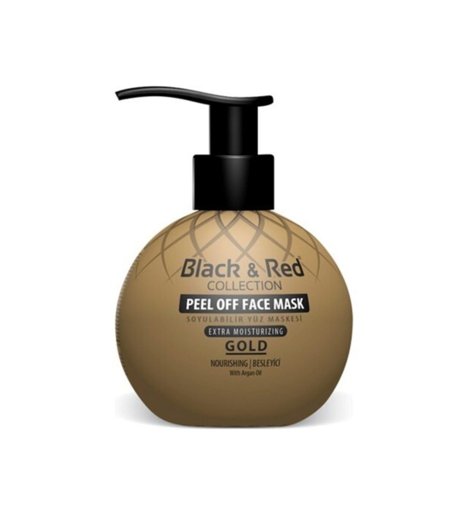 Black Red Peelable Gold Face Mask Against Blackheads 250 ml.
