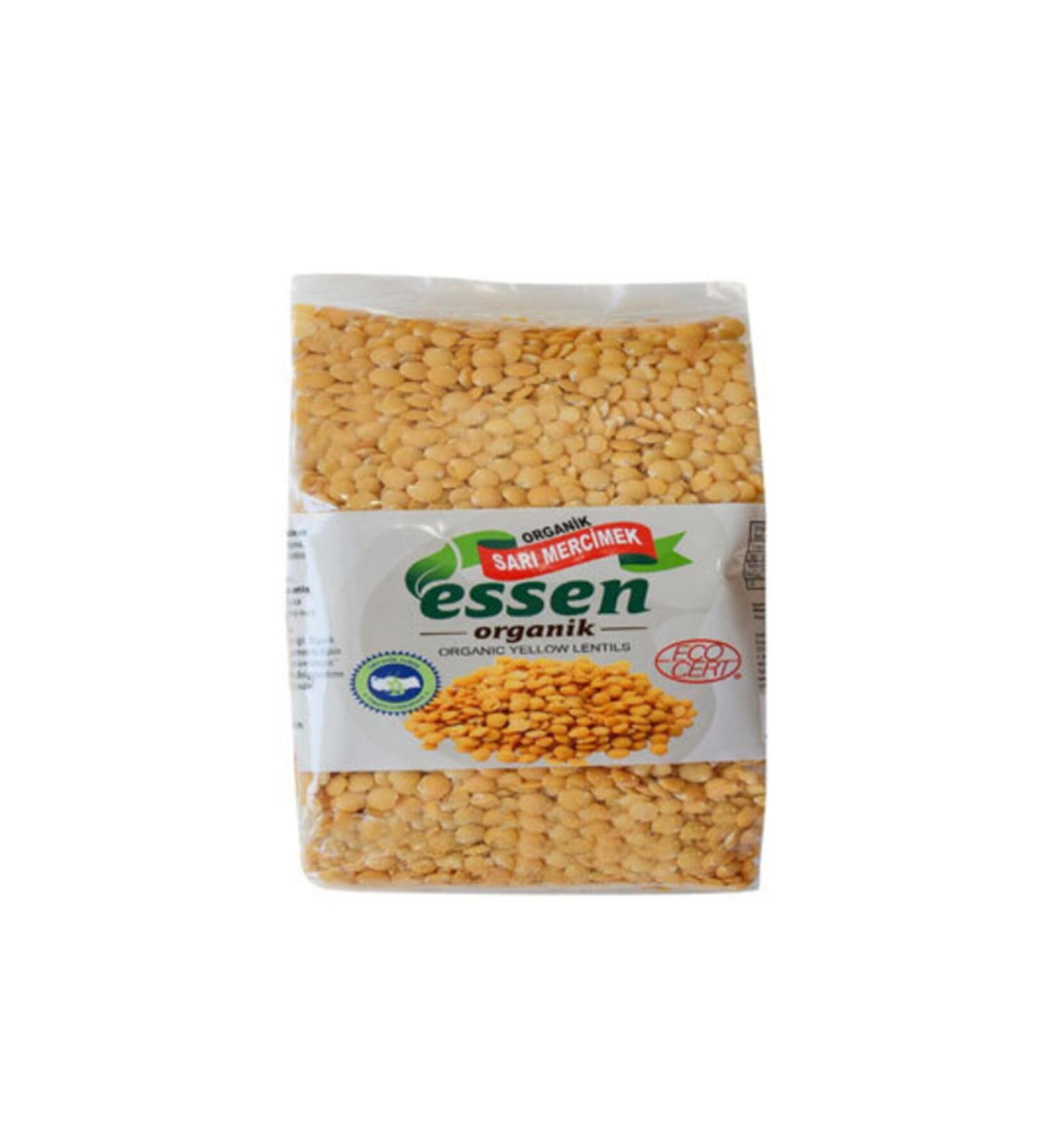 Essen Organic Yellow Lentils 500 Gr
