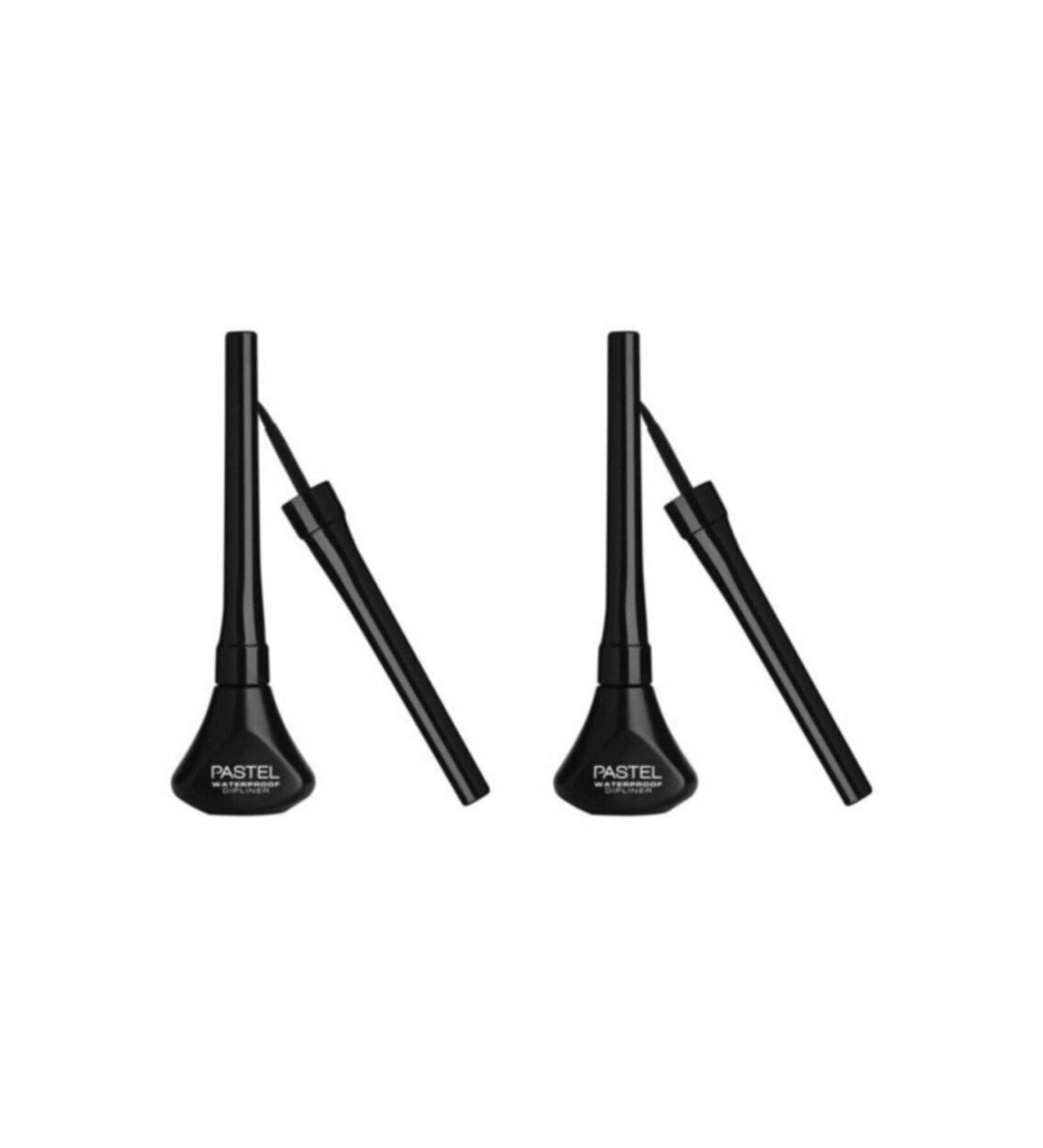 Pastel Water Resistant Black Waterproof Dipliner 5 ml 2 Pieces