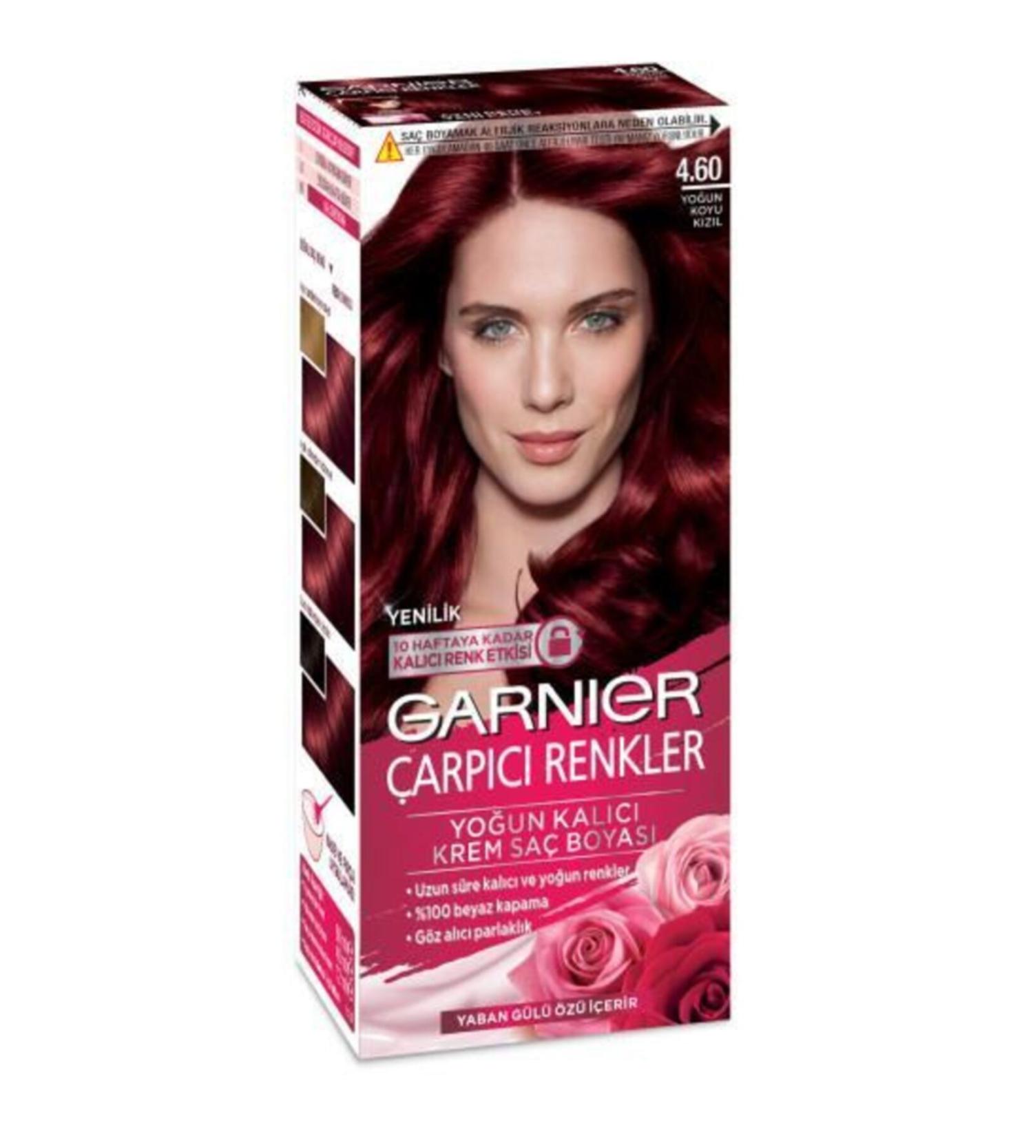 Garnier Striking Colors Intense Dark Red (4.60) Hair Dye - Buy Online on GoSupps.com