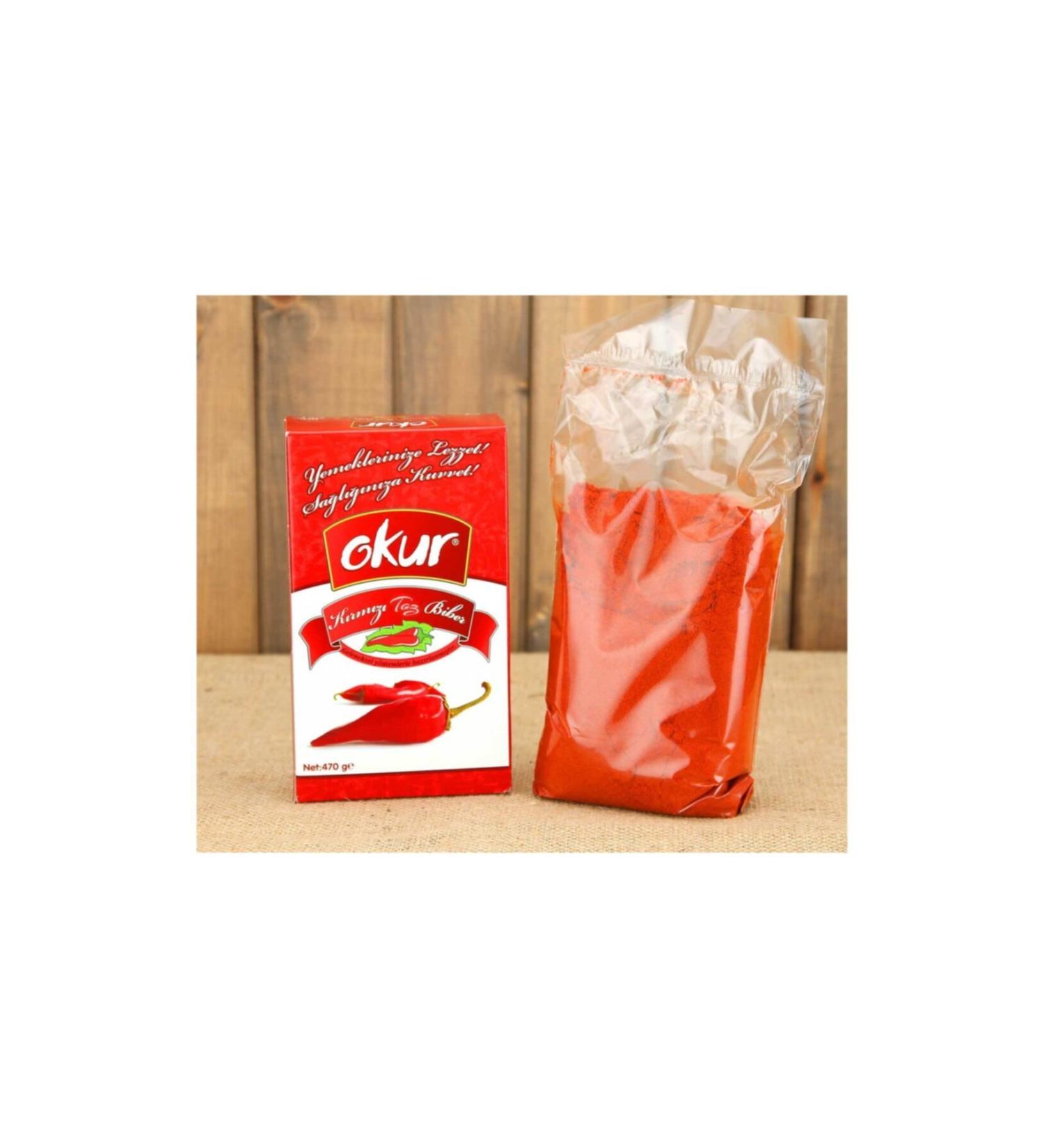 Okur Kahramanmara Sweet Pepper Powder - Pepper 470 Gr