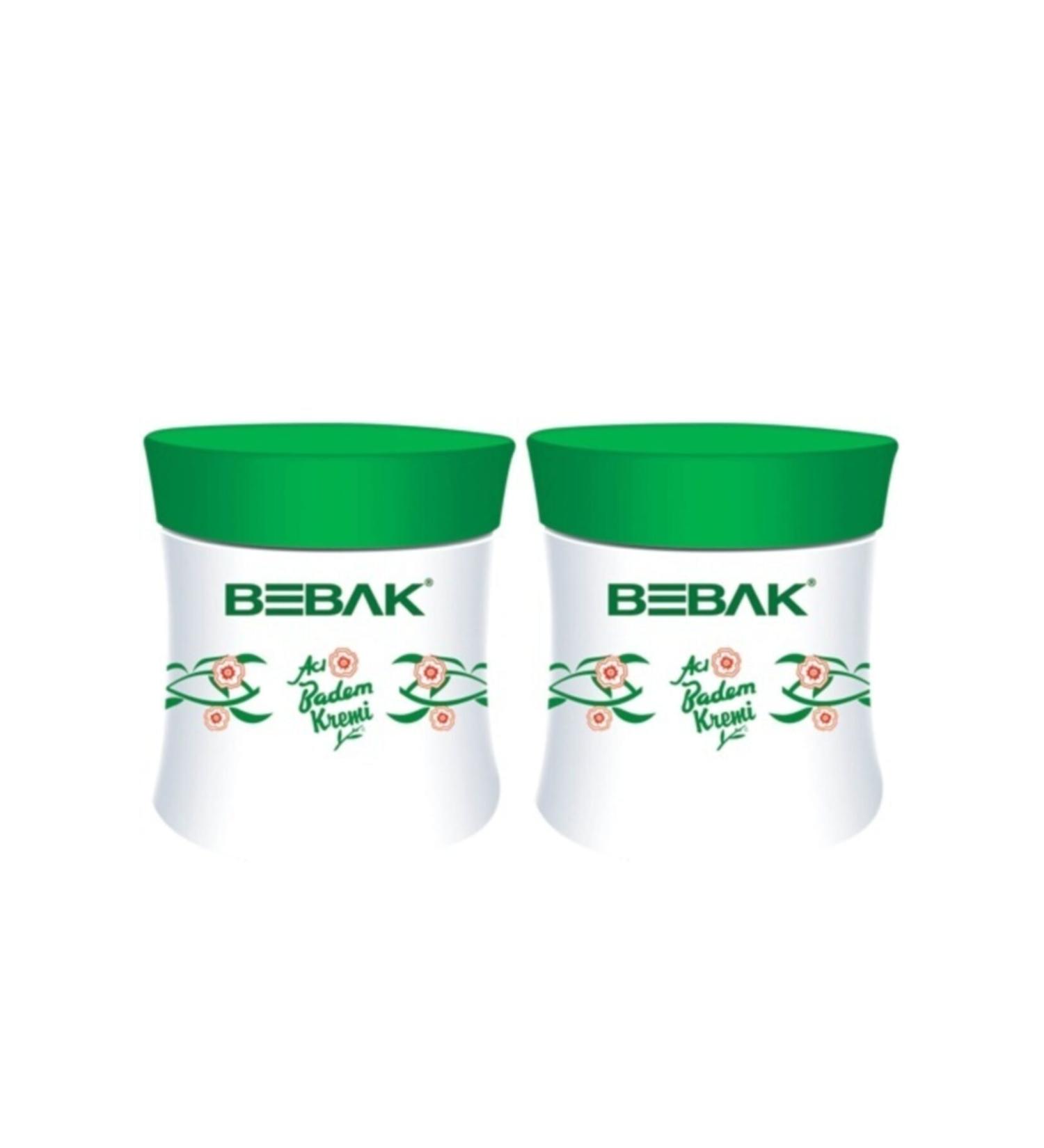 Bebak Bitter Almond Cream Jar 70 ml 2 Pieces
