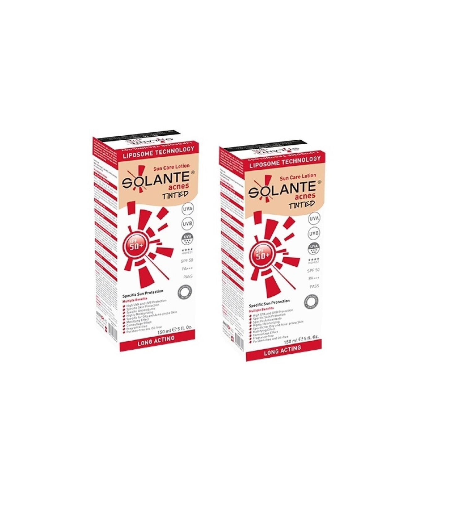 Solante Acnes Tinted X2 for Oily and Acne Prone Skin