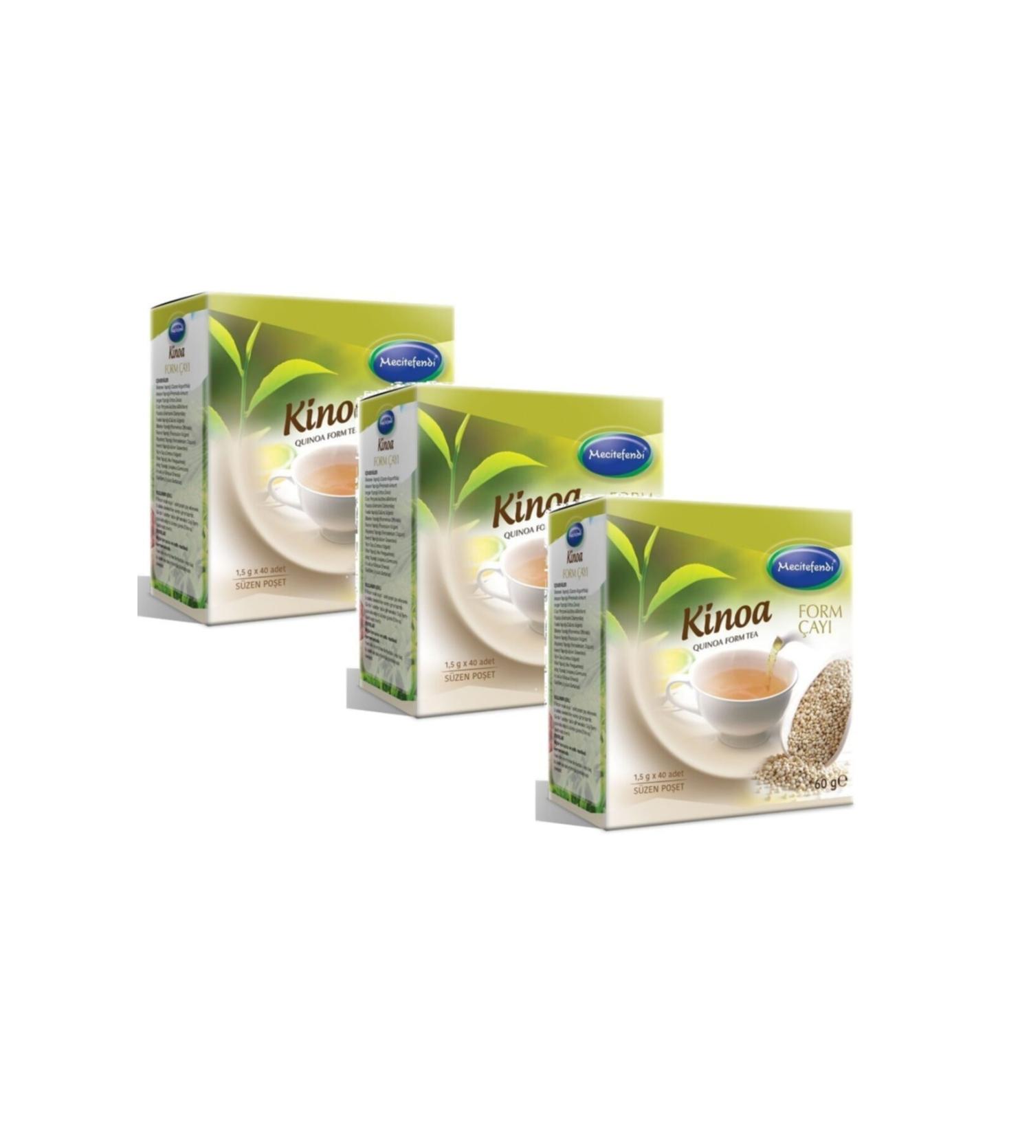 Mecit Efendi 3 Pieces Quinoa Form Tea (40 Filtered Bags) Quinoa Form Tea