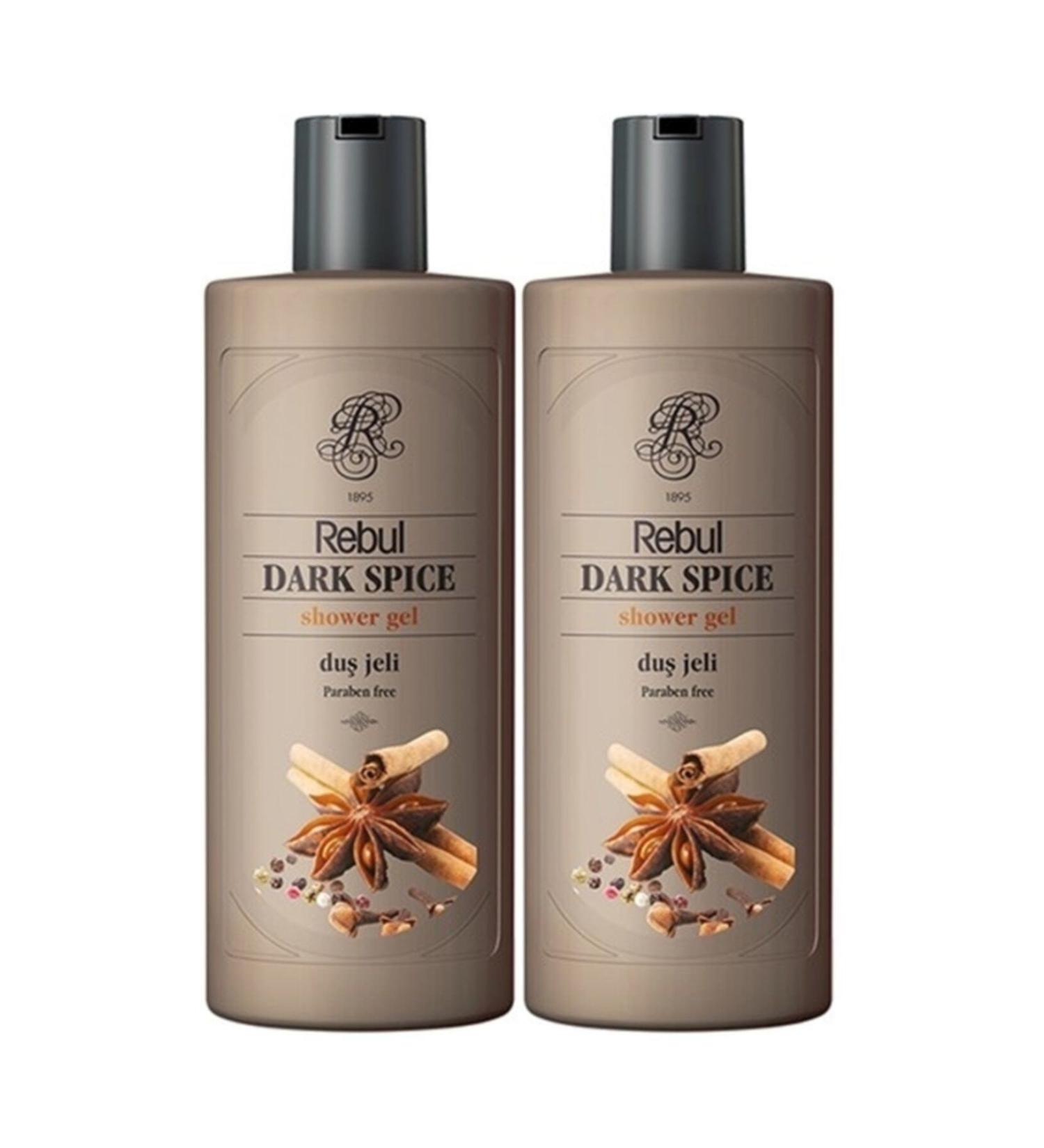 Rebul Dark Spice Shower Gel 500 Ml X 2 Pieces