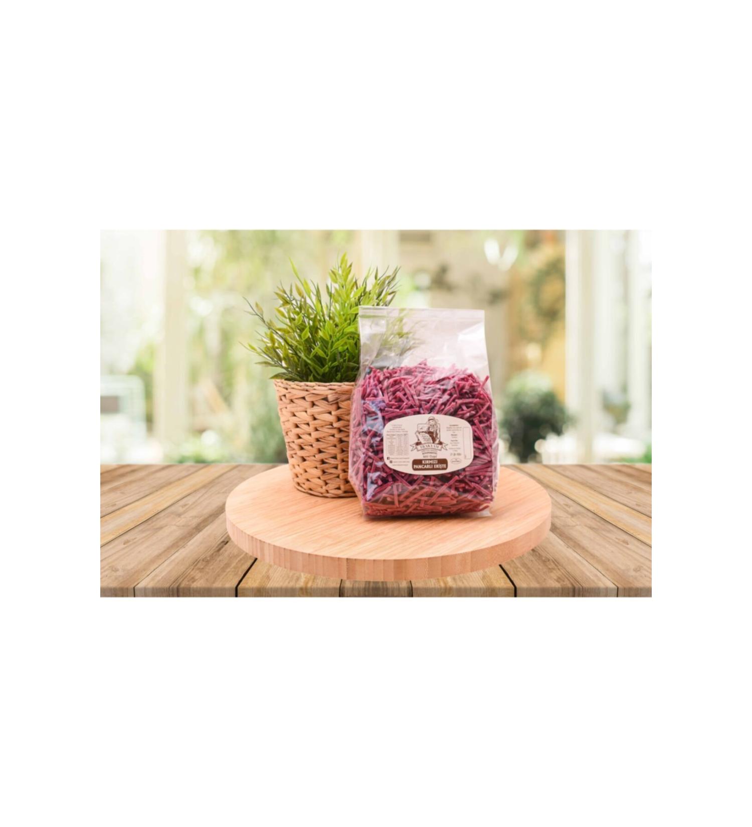 Trakyam Producing Women's Cooperative Natural Beetroot Cut Noodles (500GR)