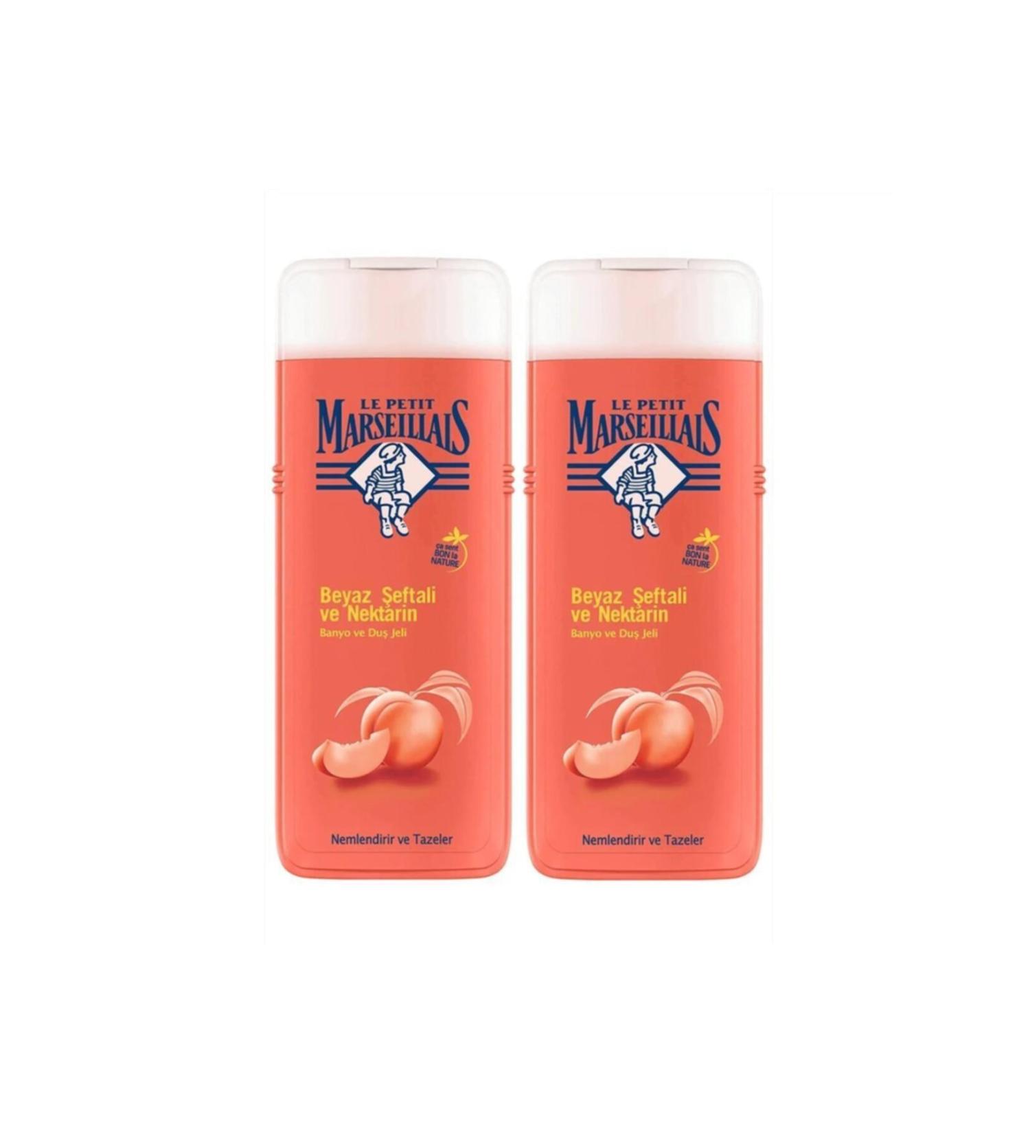 Le Petit Marseillais Le Petit Marseillais Shower Gel 400ml 2 Pieces White Peach And Nectarine