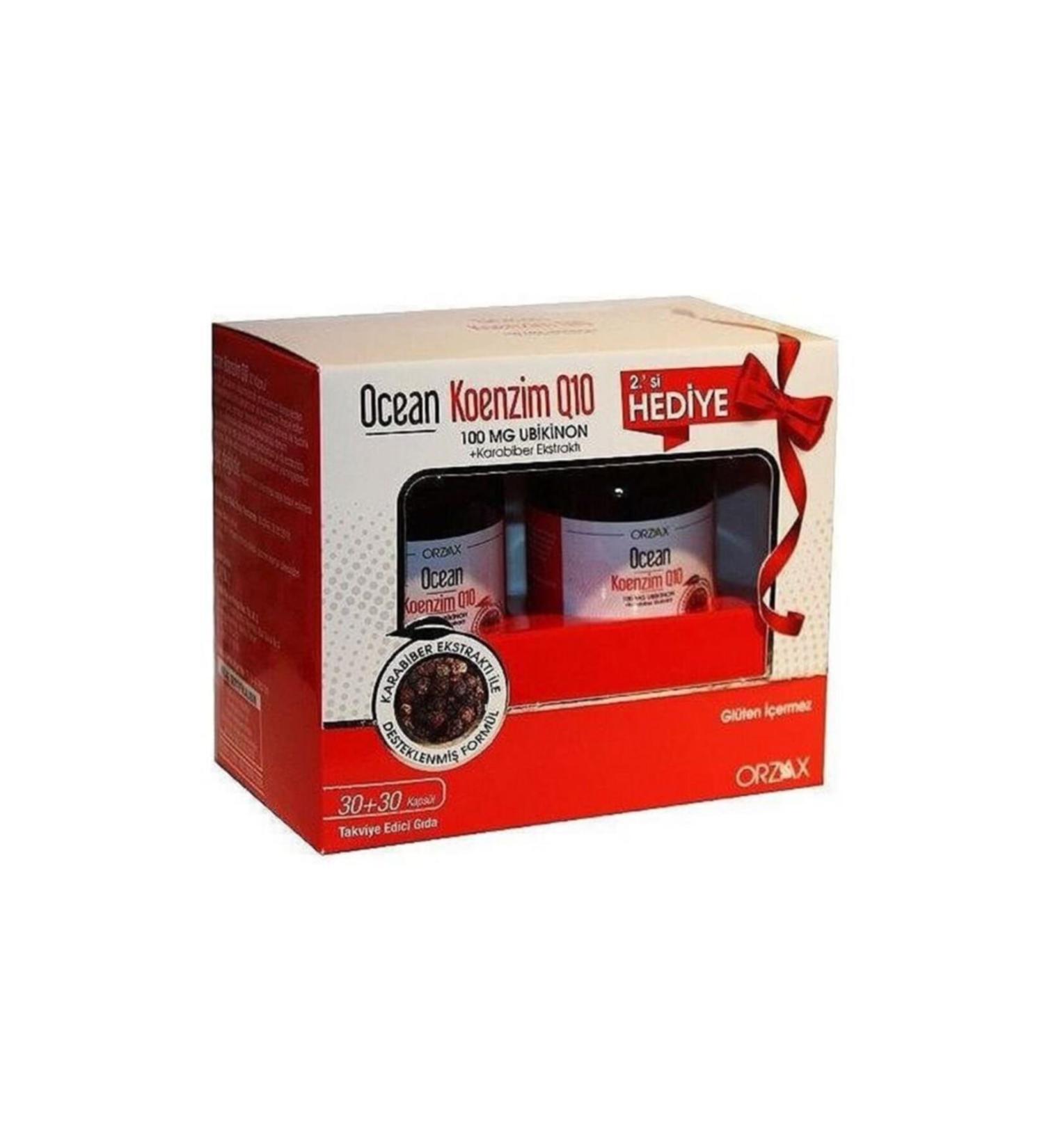Ocean Coenzyme Q10 100 Mg 30 + 30 Capsules