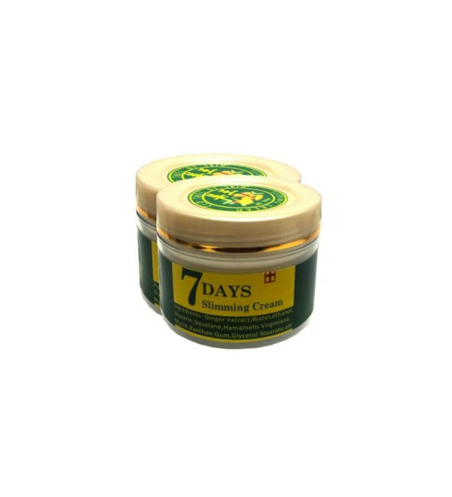 7DAYS Slimming Cream Ginger Miracle 100ml Body Care Cream Ginger Miracle 2 Pieces