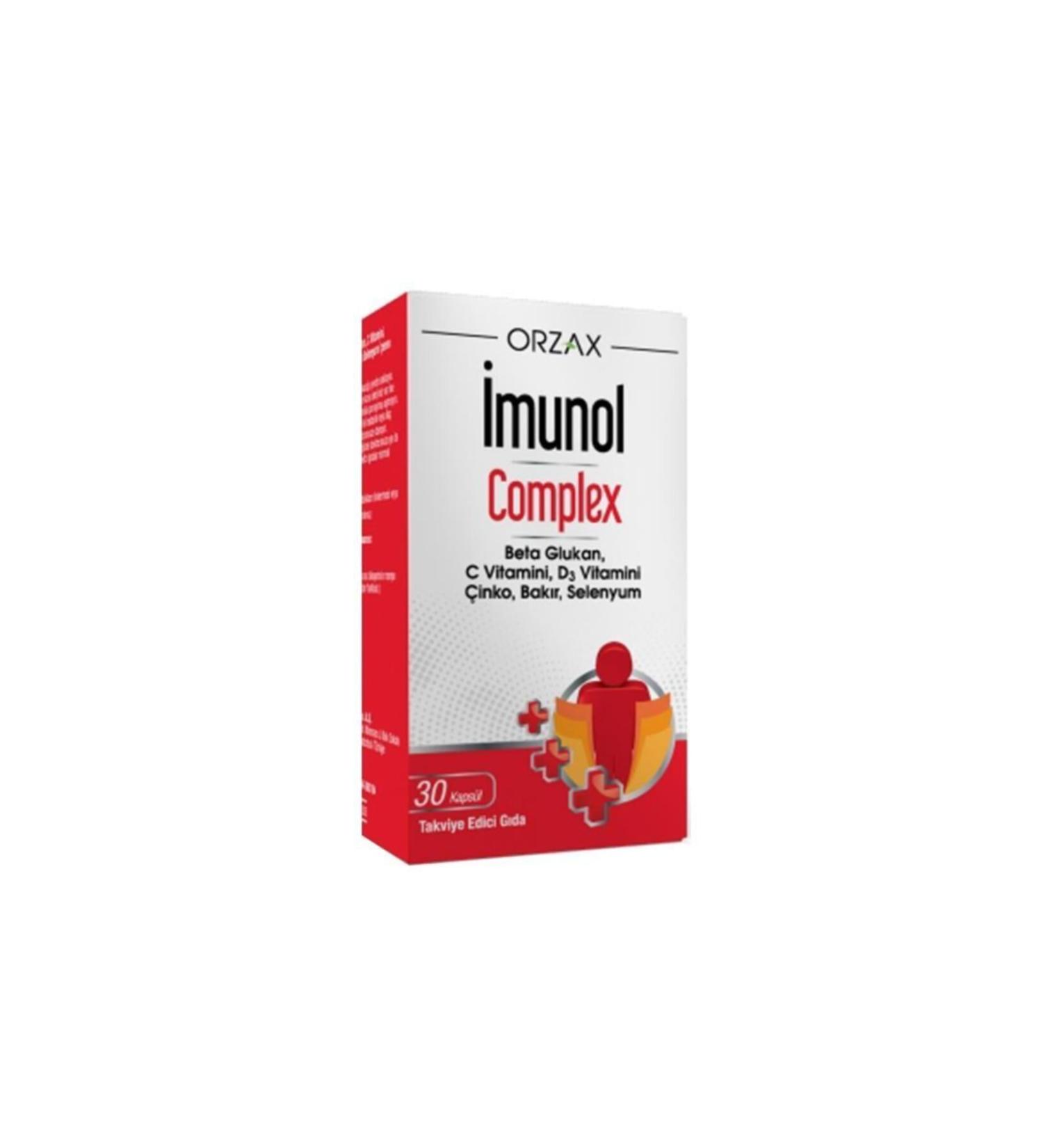 Orzax Ocean Imunol Complex Food Supplement 30 Capsules