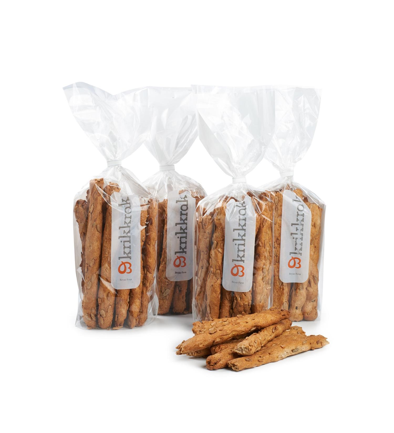 White Oven Quadruple Sunflower Seeds Krikkrak Package