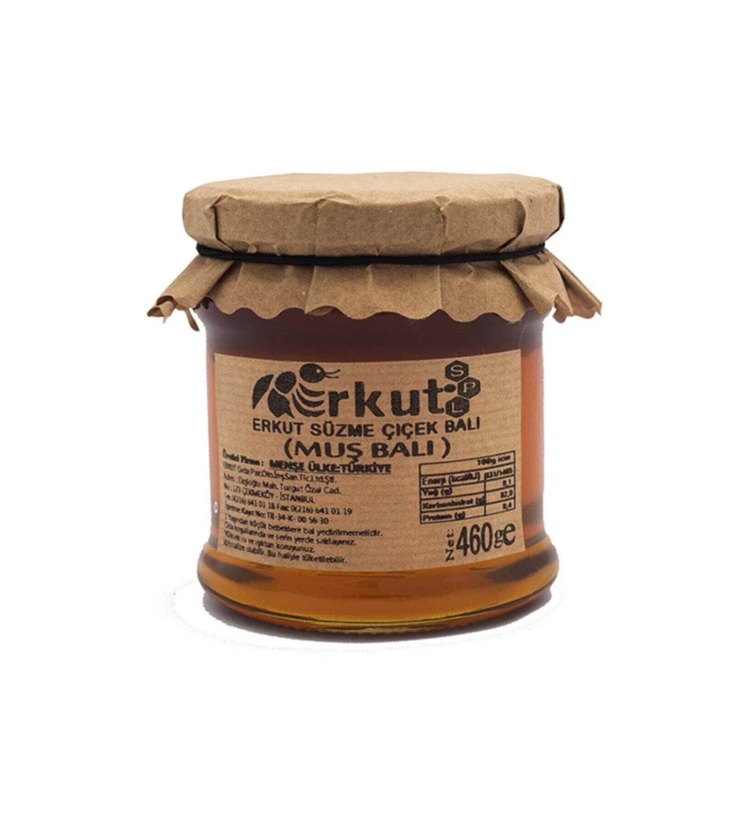 Erkut Pure Flower Honey 460 gr (MU REGION)