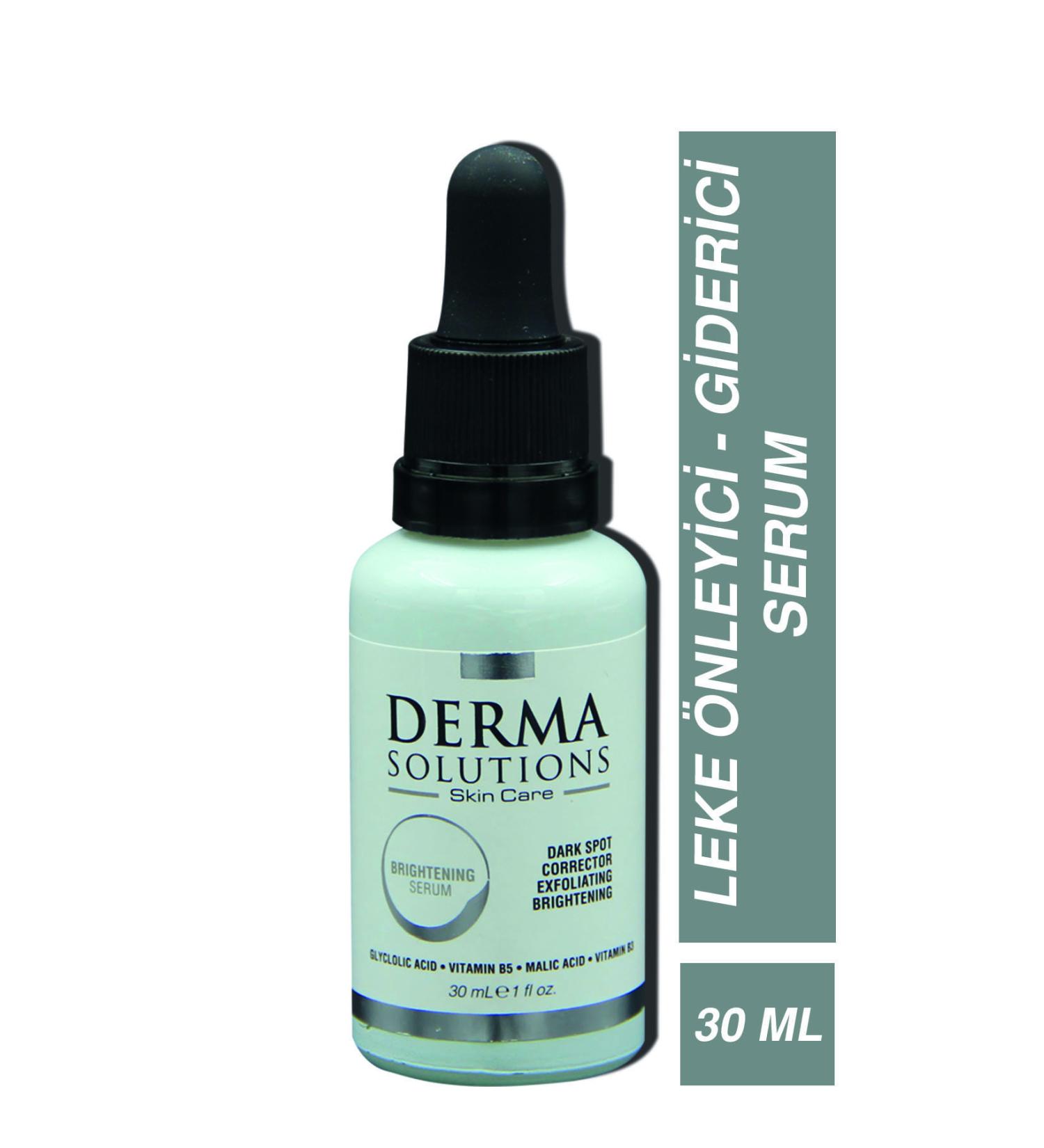 DermaSolutions Derma Solutions Brightening Serum - And Skin Tone Equalizing Skin Care Serum 30 ml