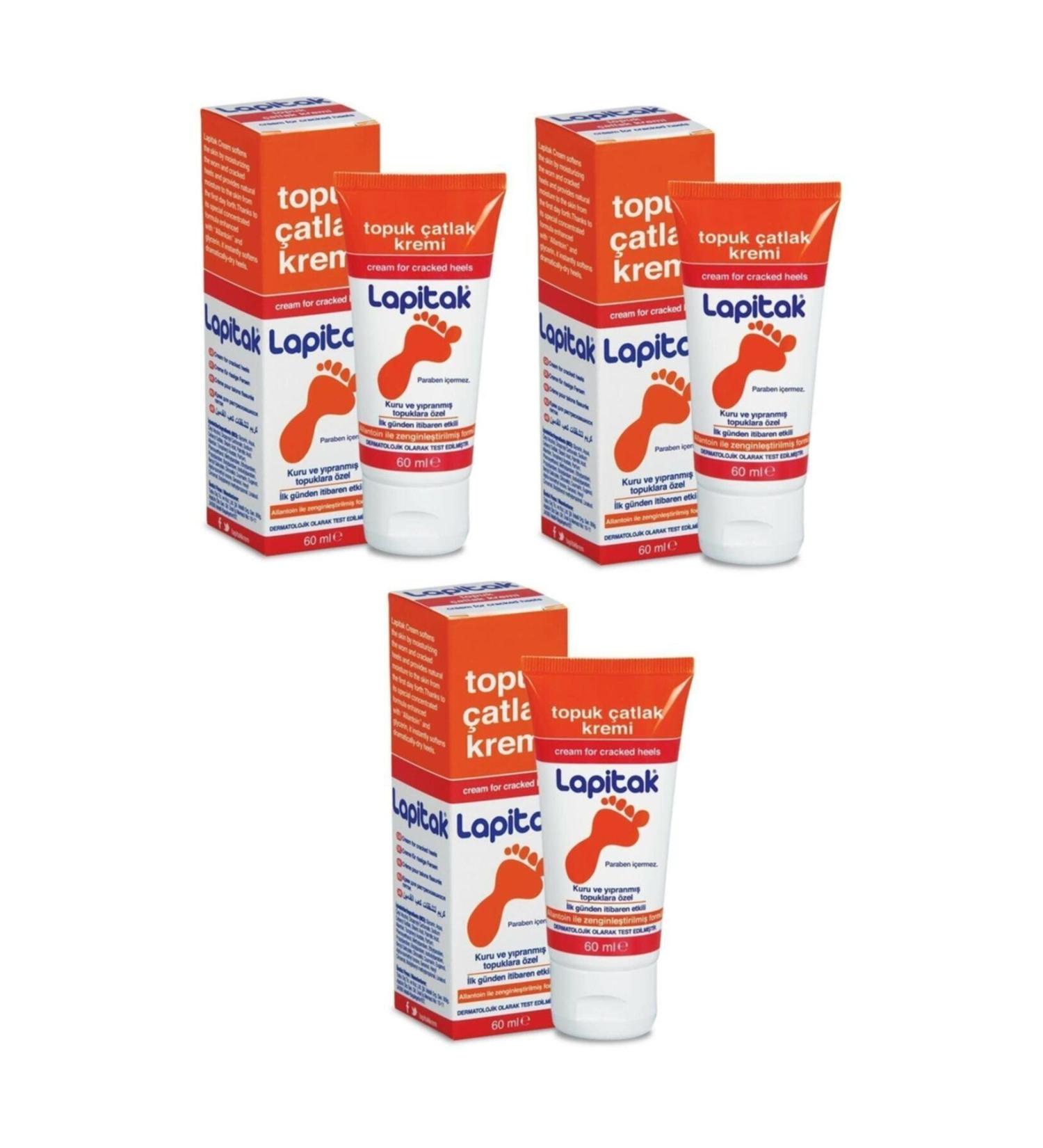 Lapitak Heel Crack Care Cream 60 ml 3 Pieces