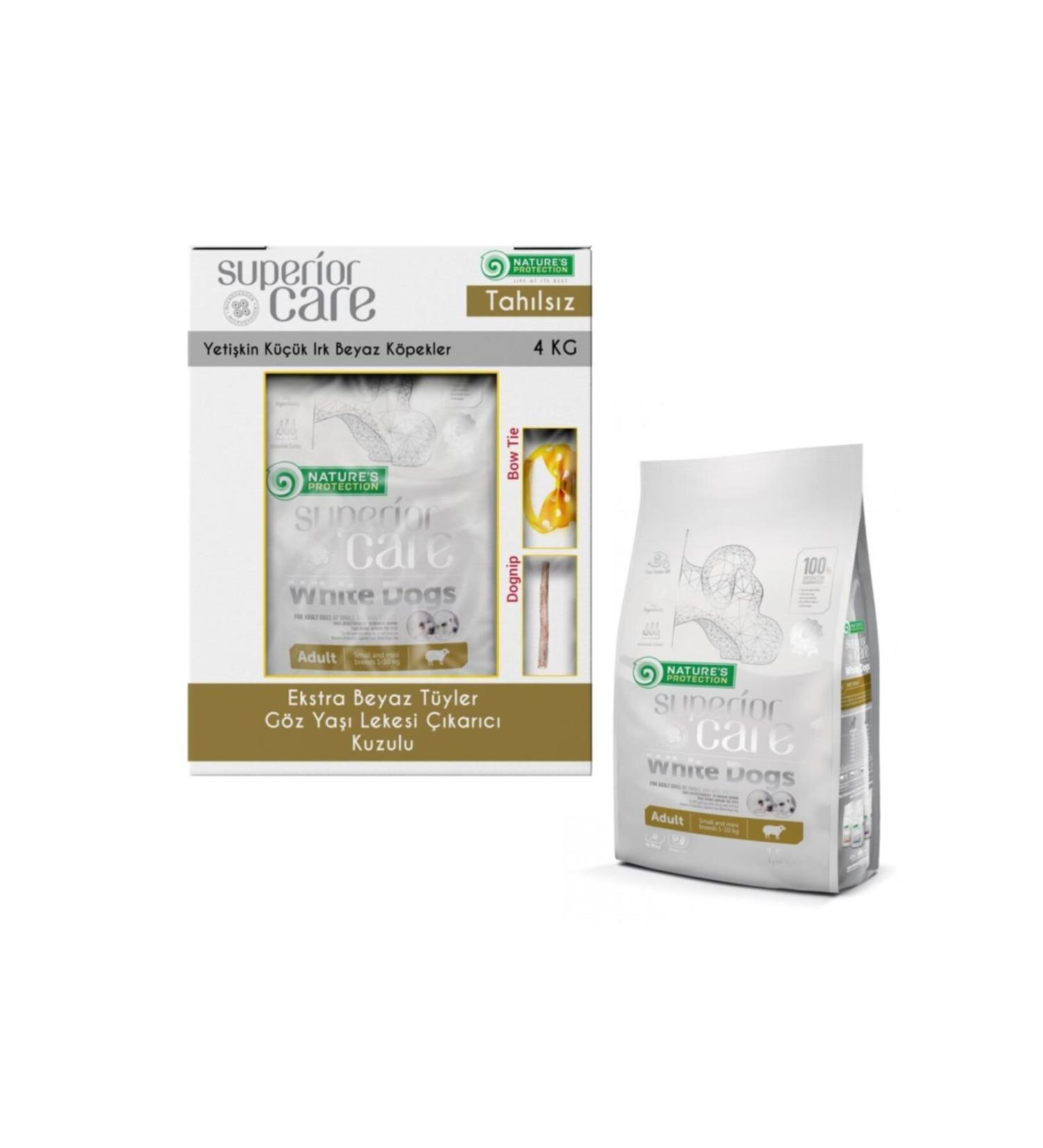 Nature's Protection Grain Free x Animal Protein Lamb Small Breed White Dog Food 4 kg